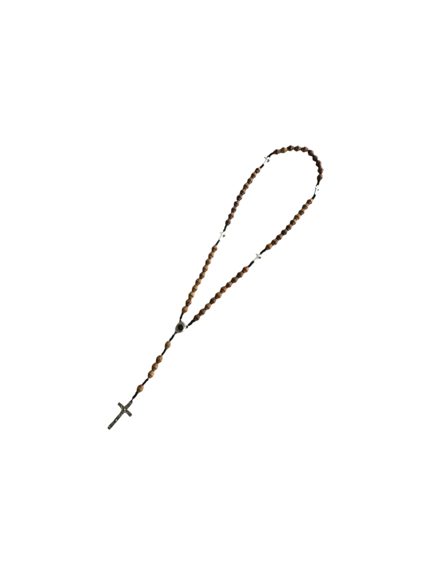 Olive Wood Oval Beads Rosary