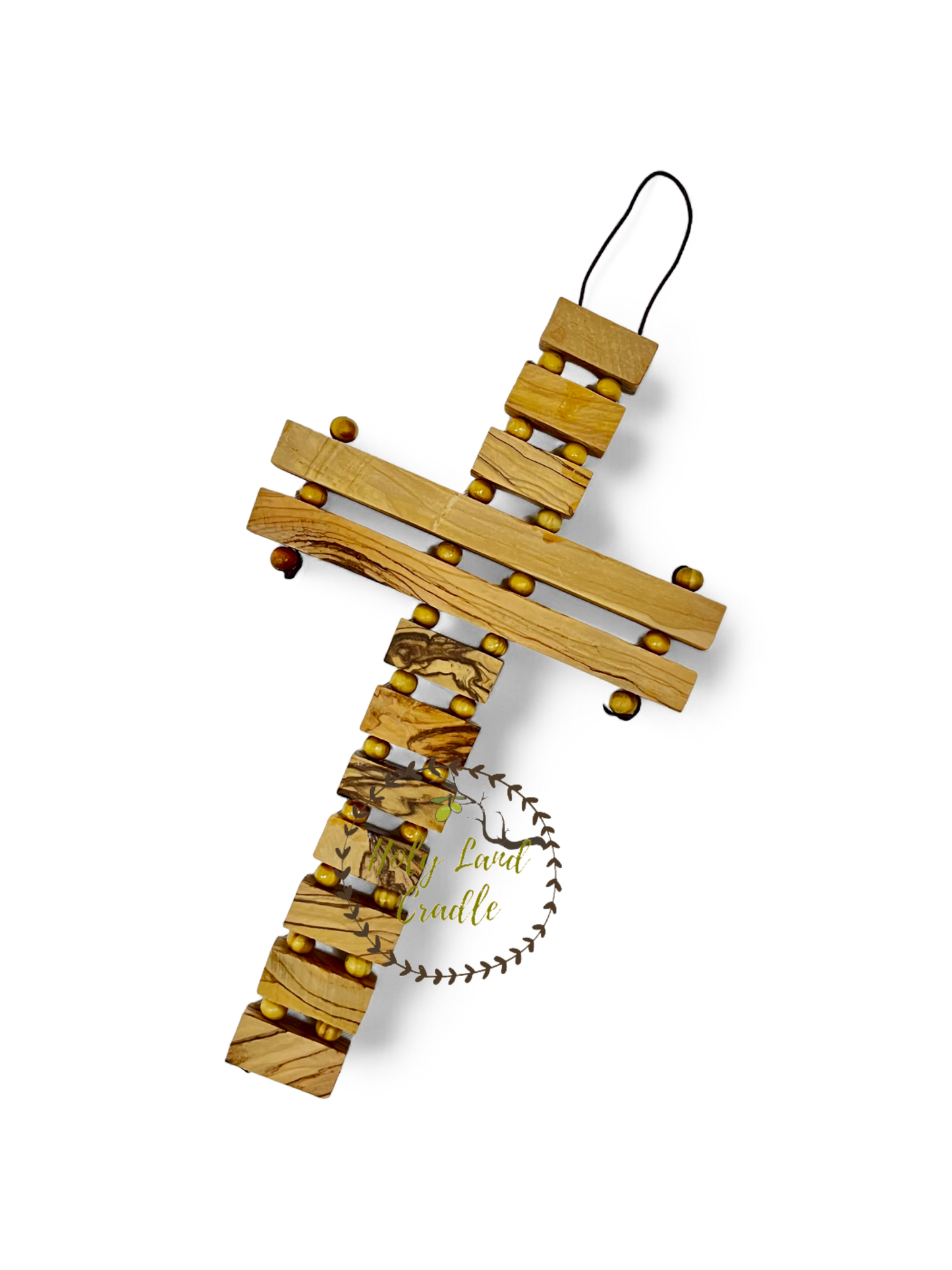 Olive Wood "The Lord's Prayer" on a Cross