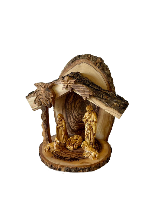 Olive Wood Nativity Scene