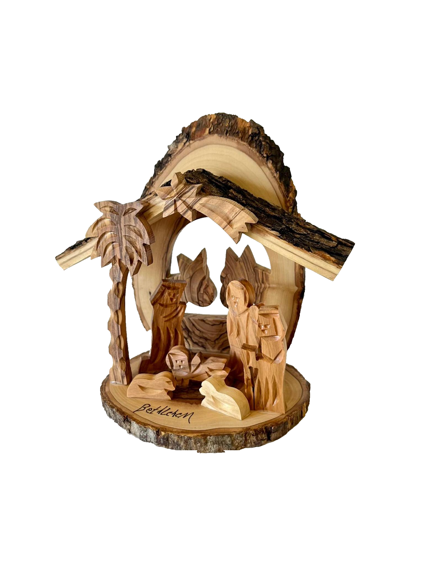 Olive Wood Nativity Scene