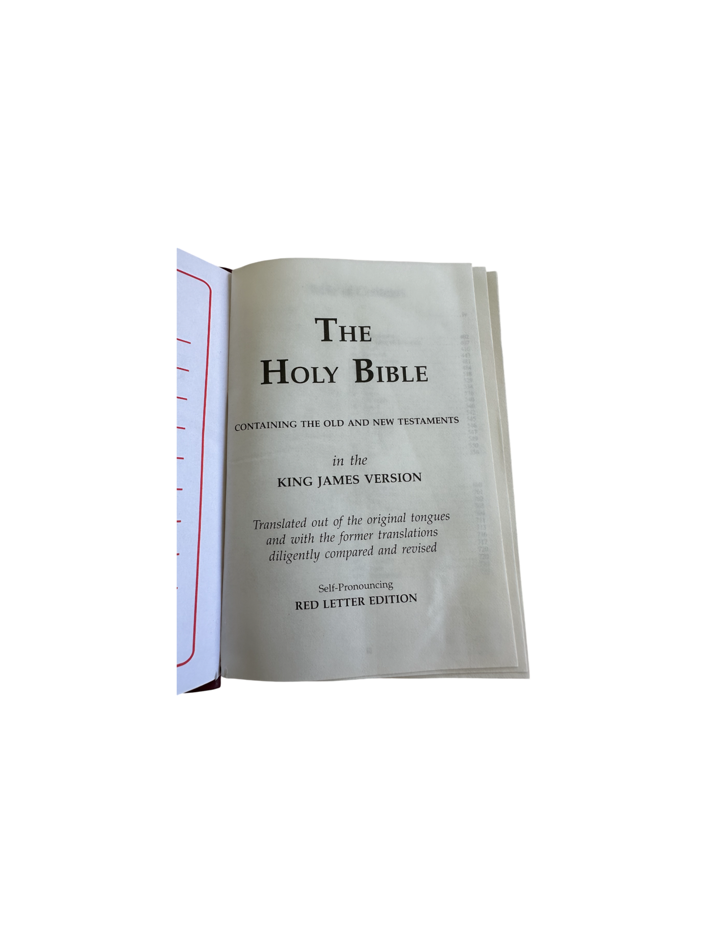 Olive Wood Cover' Bible