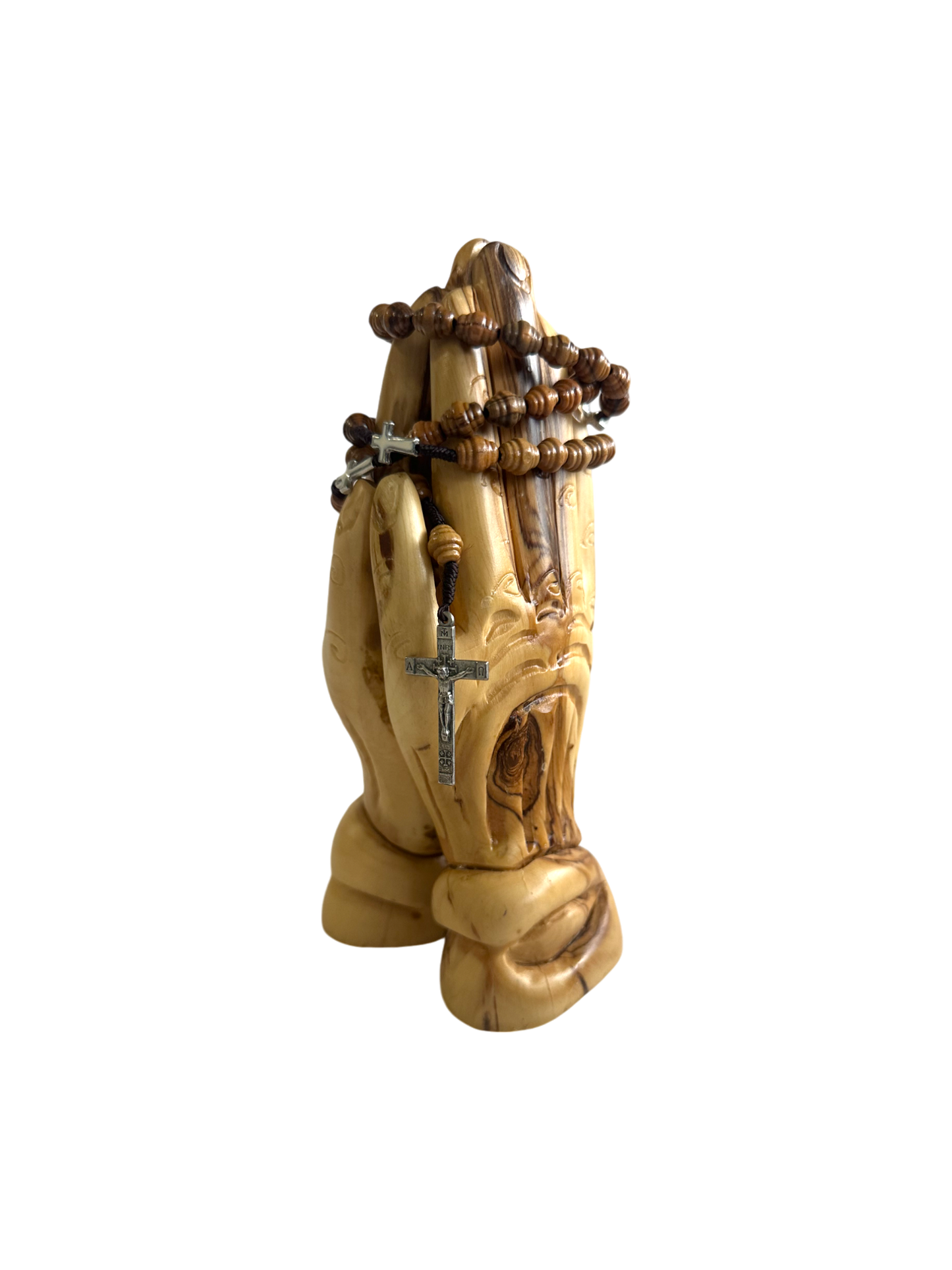 Olive Wood Oval Beads Rosary