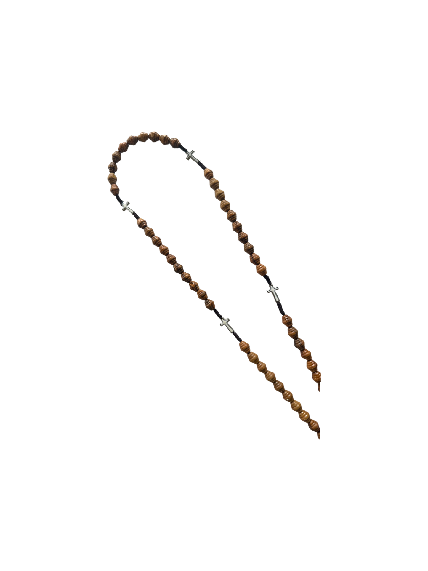 Olive Wood Oval Beads Rosary
