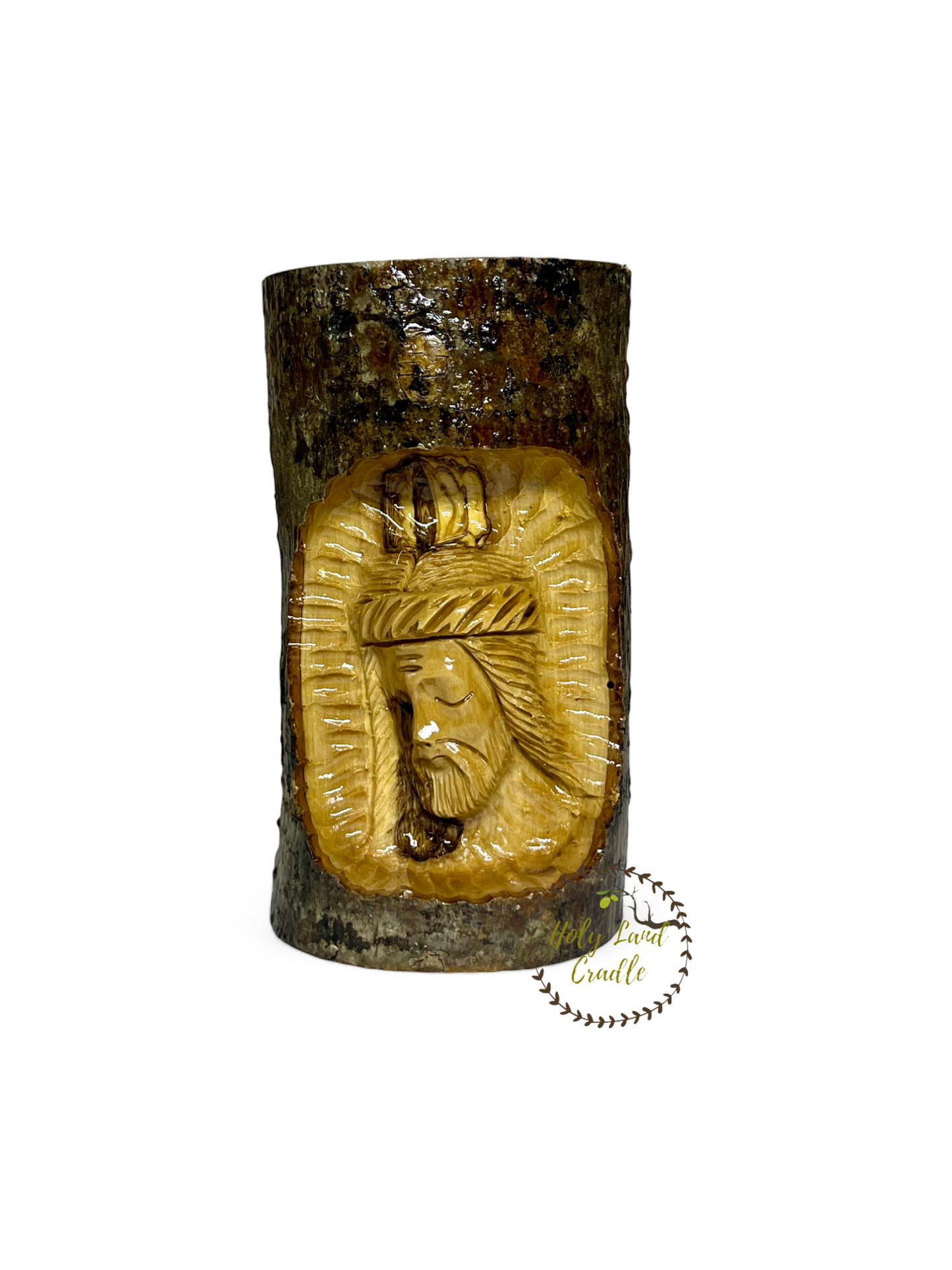 Olive Wood Jesus Face