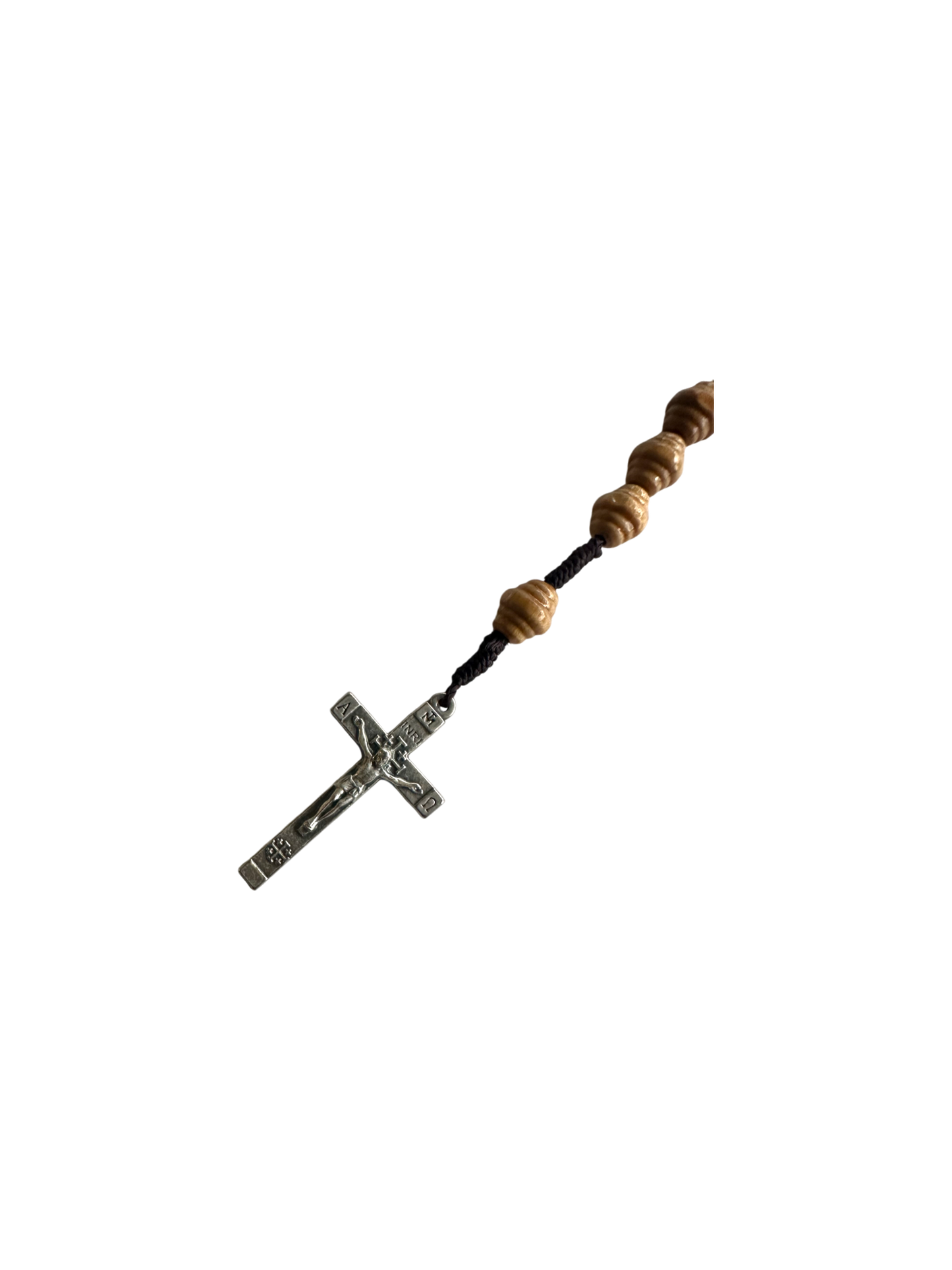 Olive Wood Oval Beads Rosary