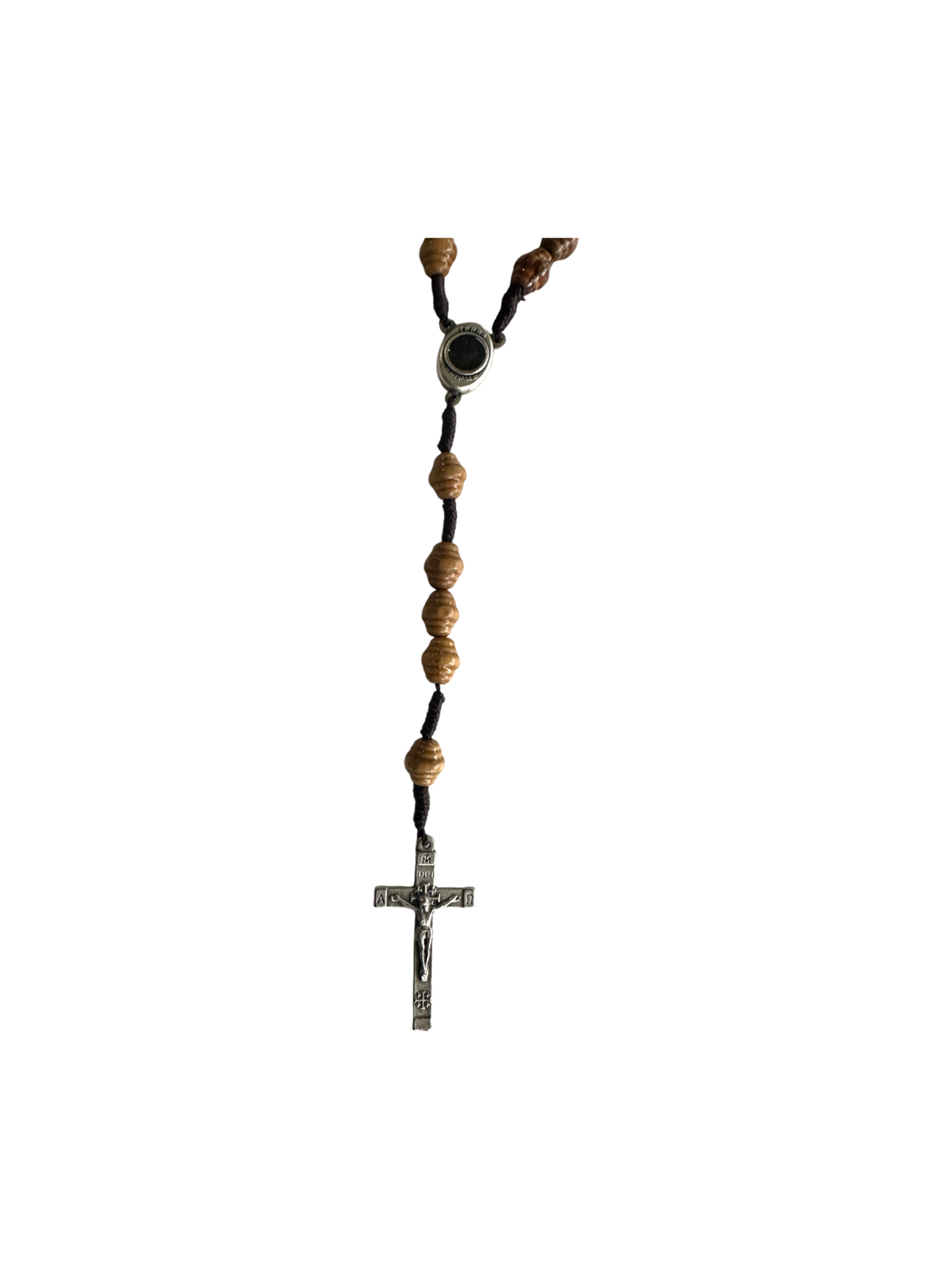 Olive Wood Oval Beads Rosary