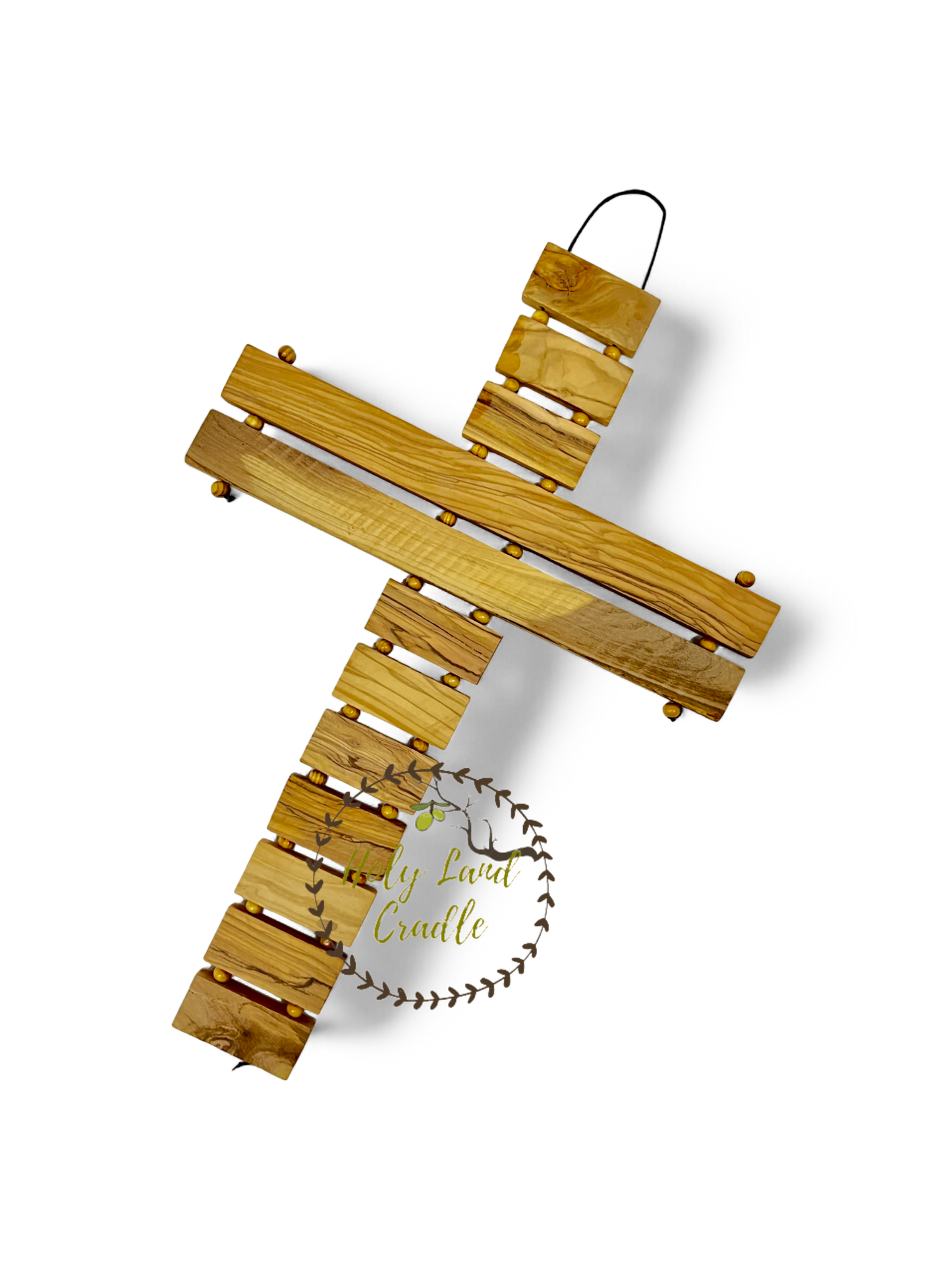 Olive Wood "The Lord's Prayer" on a Cross