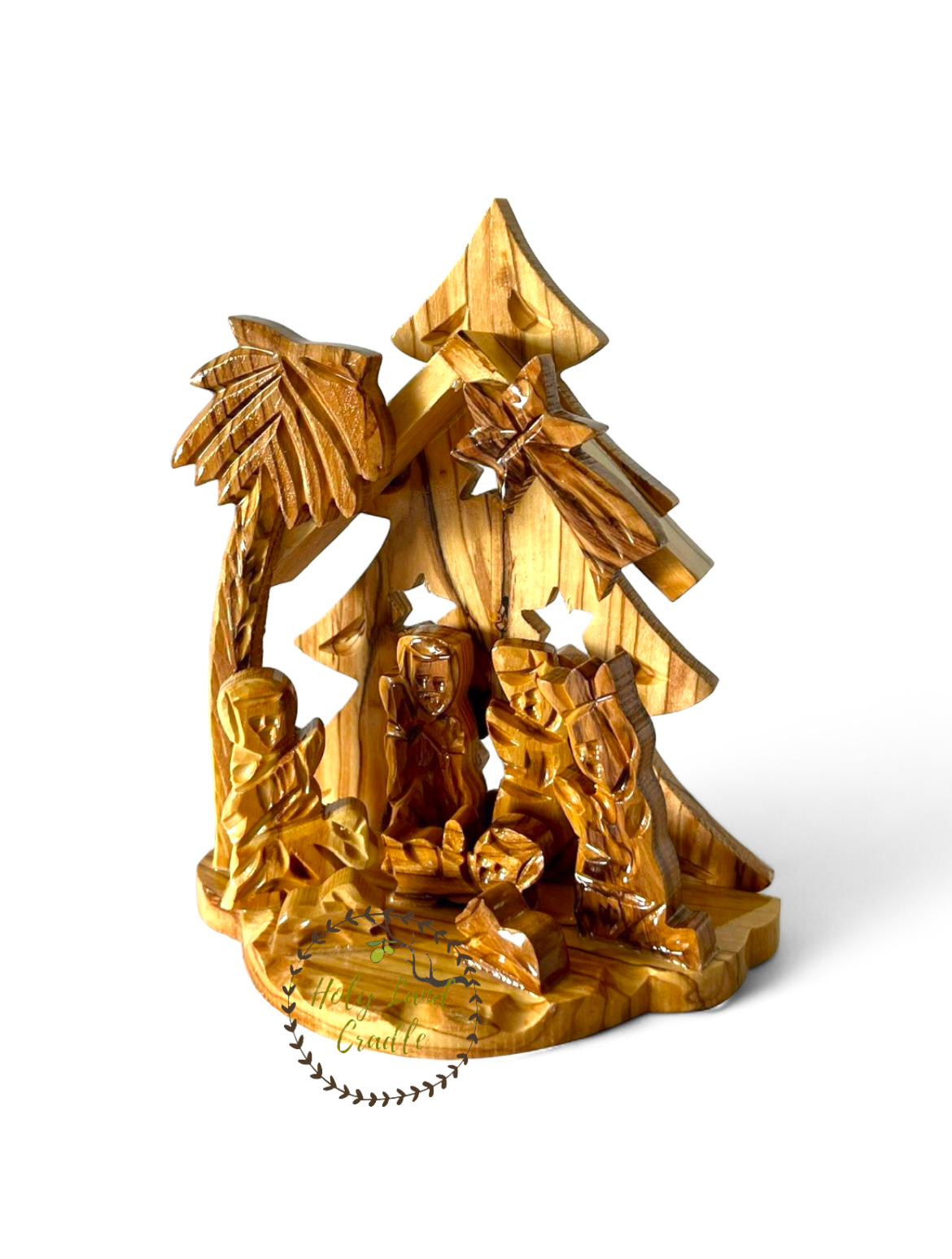 Olive Wood Nativity Scene