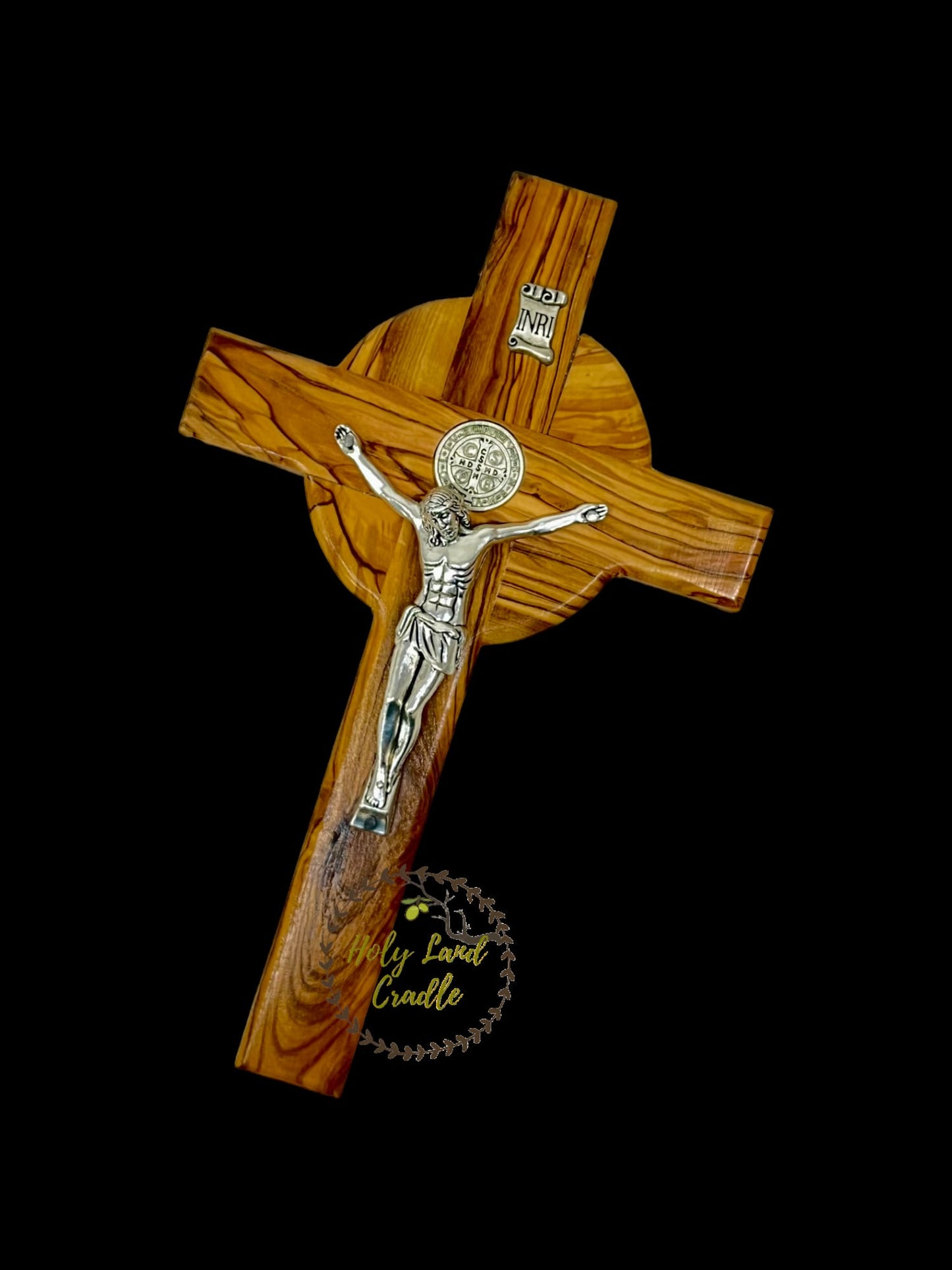 St. Benedict Olive Wood Cross