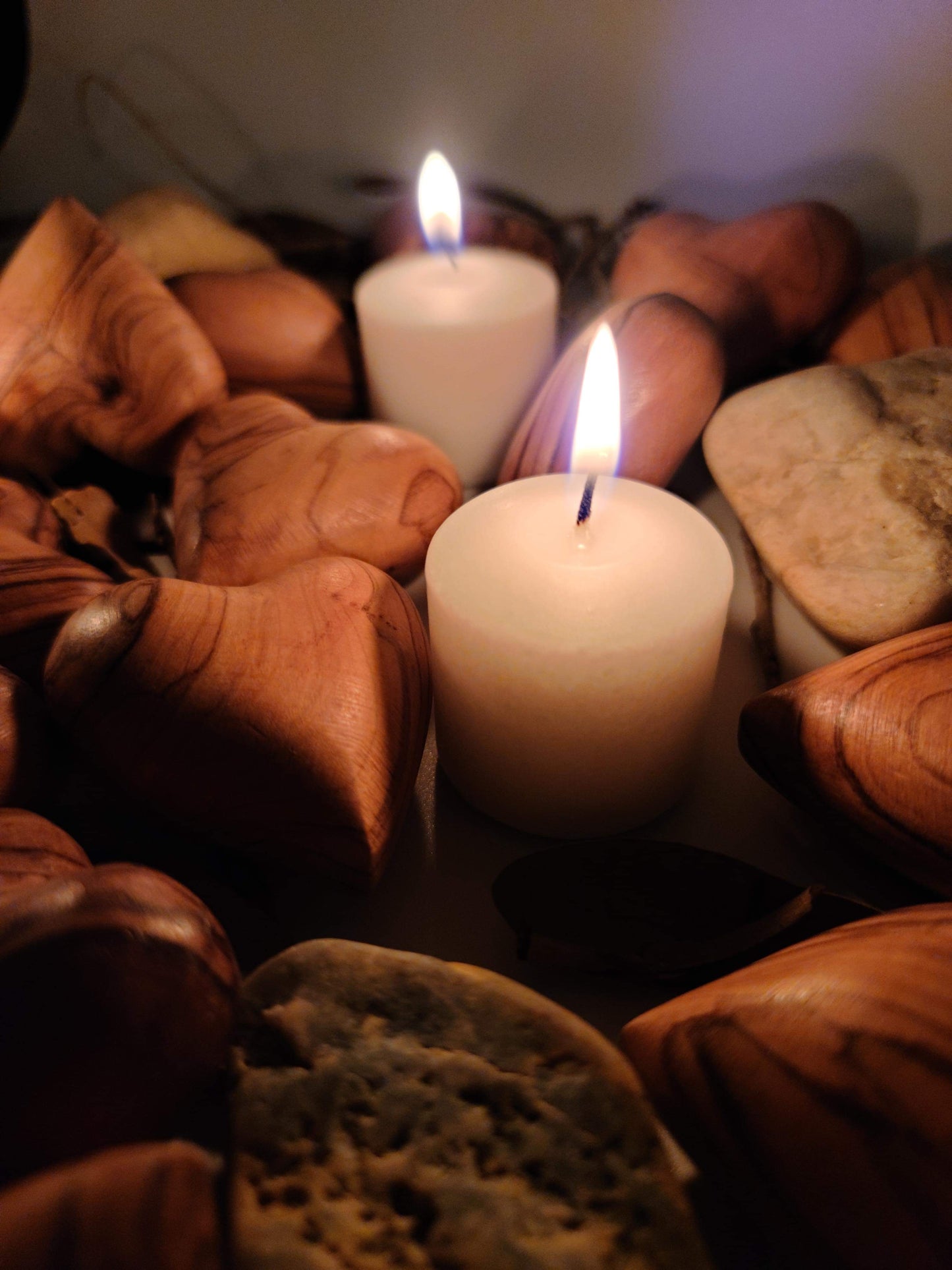 Olive Wood Holy Land Holding Heart