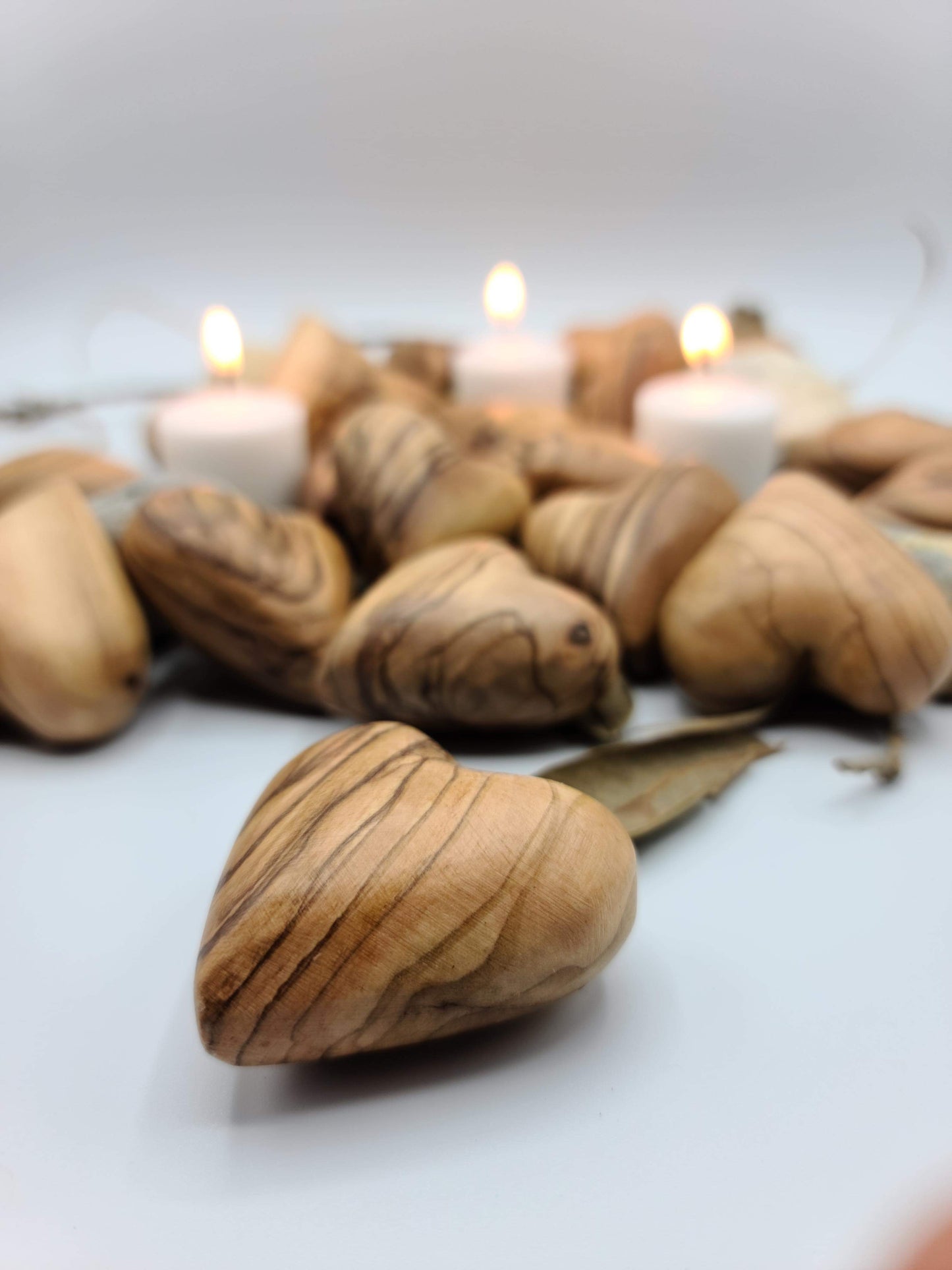 Olive Wood Holy Land Holding Heart