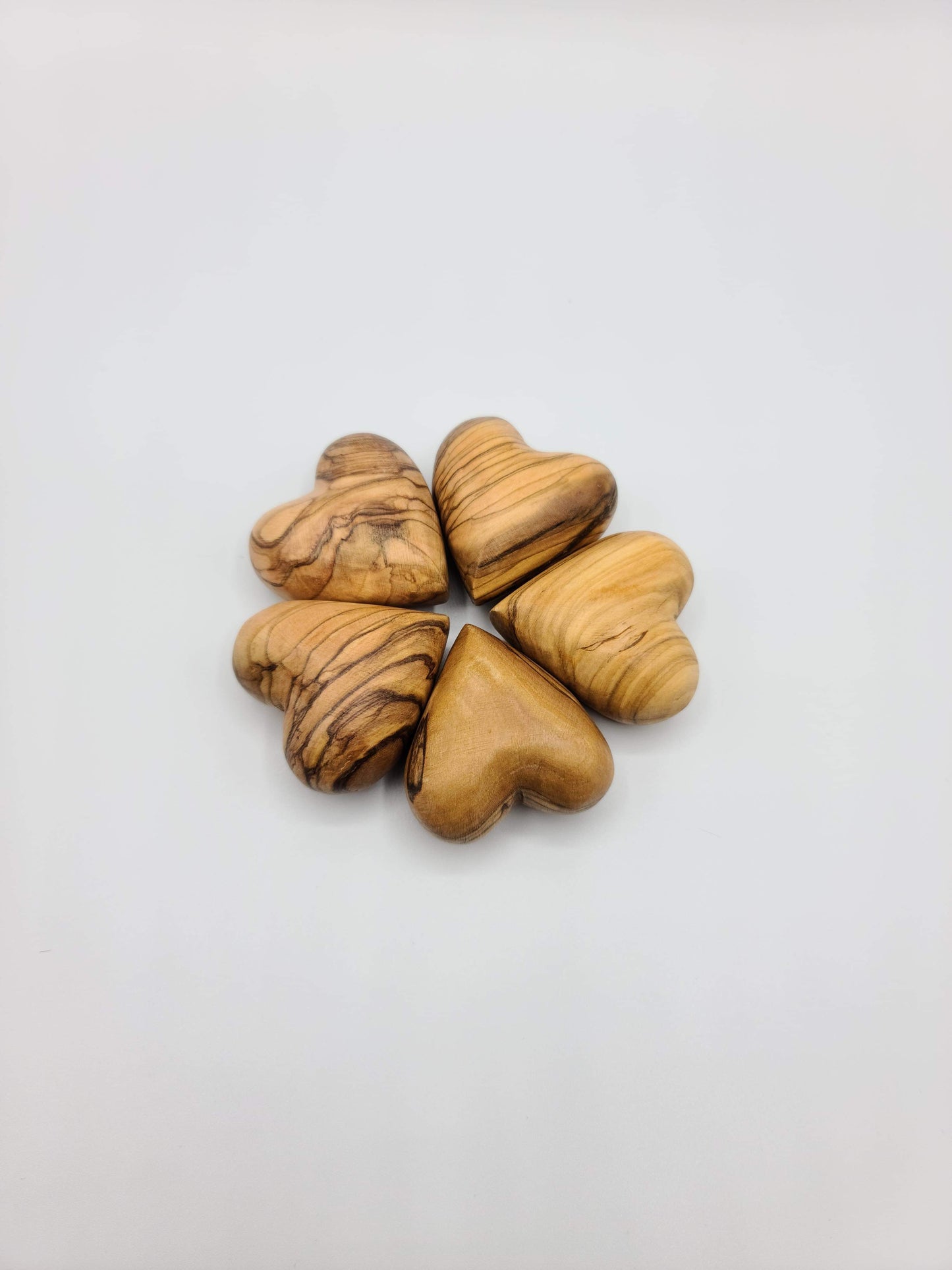 Olive Wood Holy Land Holding Heart