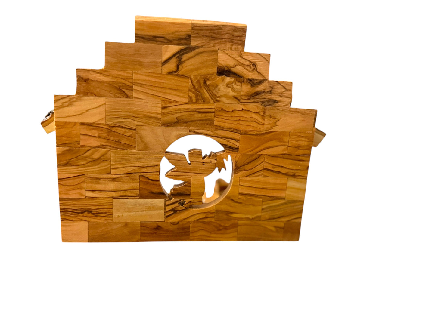 Olive Wood Musical Nativity Scene V-S