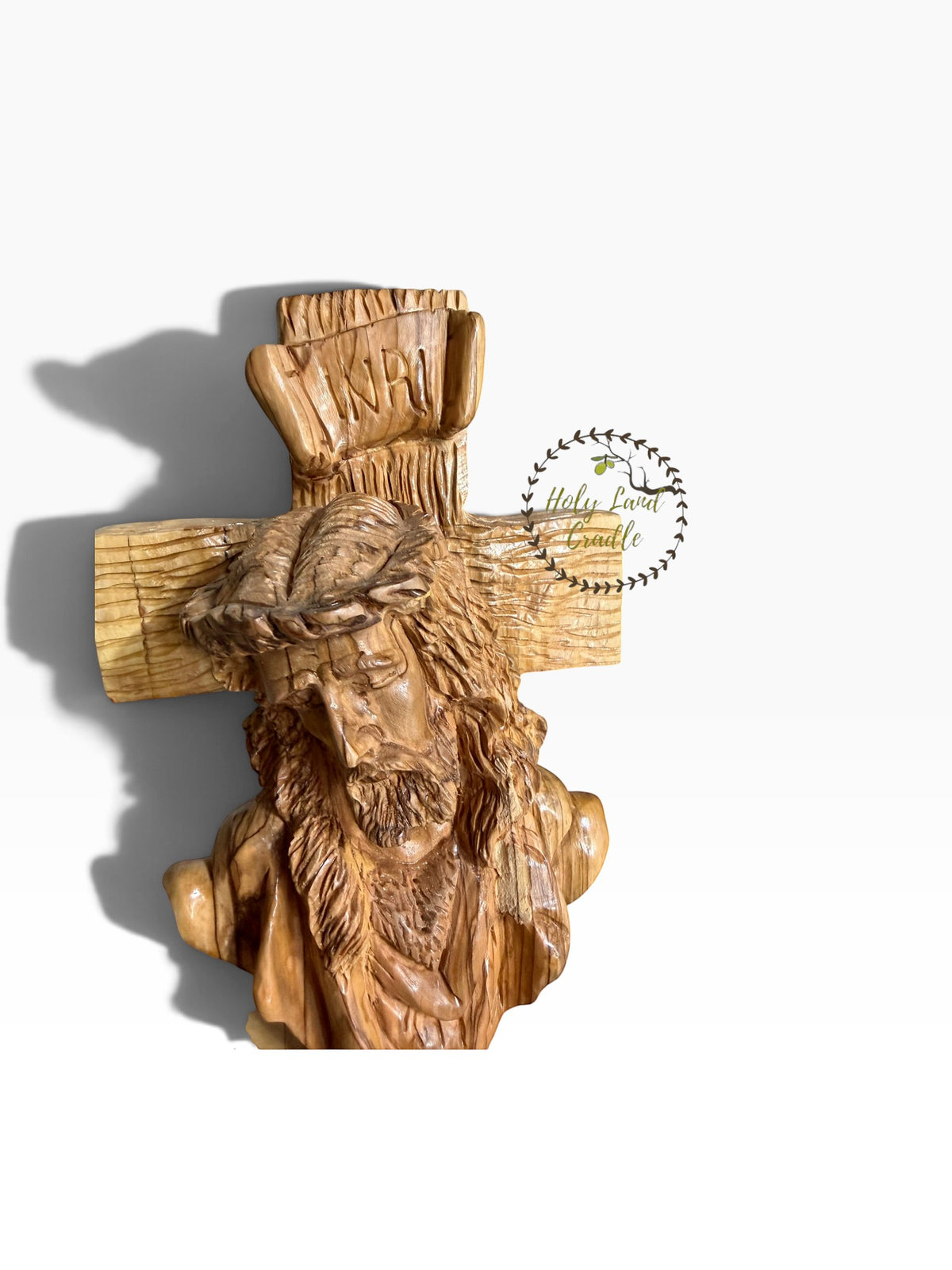 Jesus Christ Face & Bust on a Cross