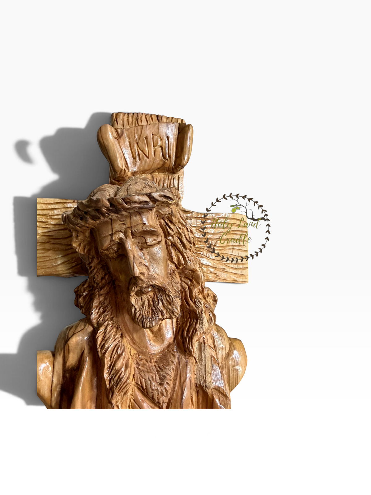 Jesus Christ Face & Bust on a Cross