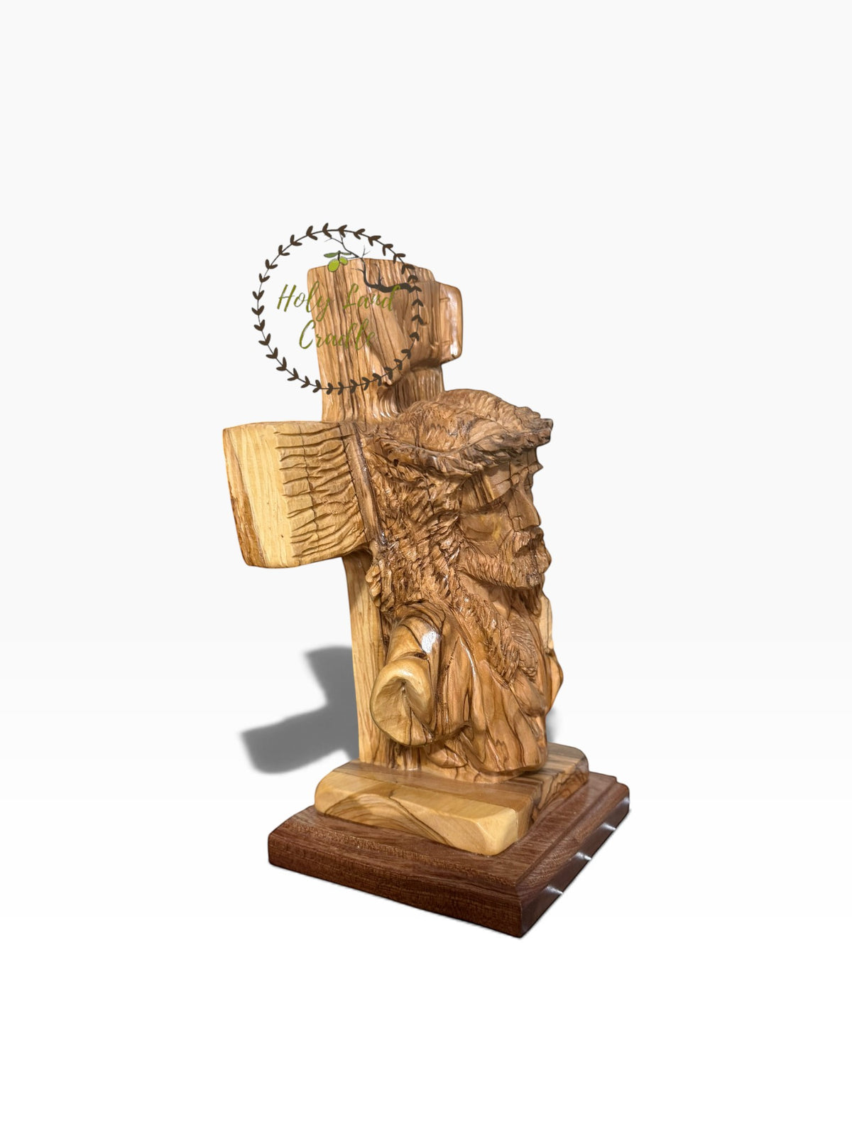 Jesus Christ Face & Bust on a Cross