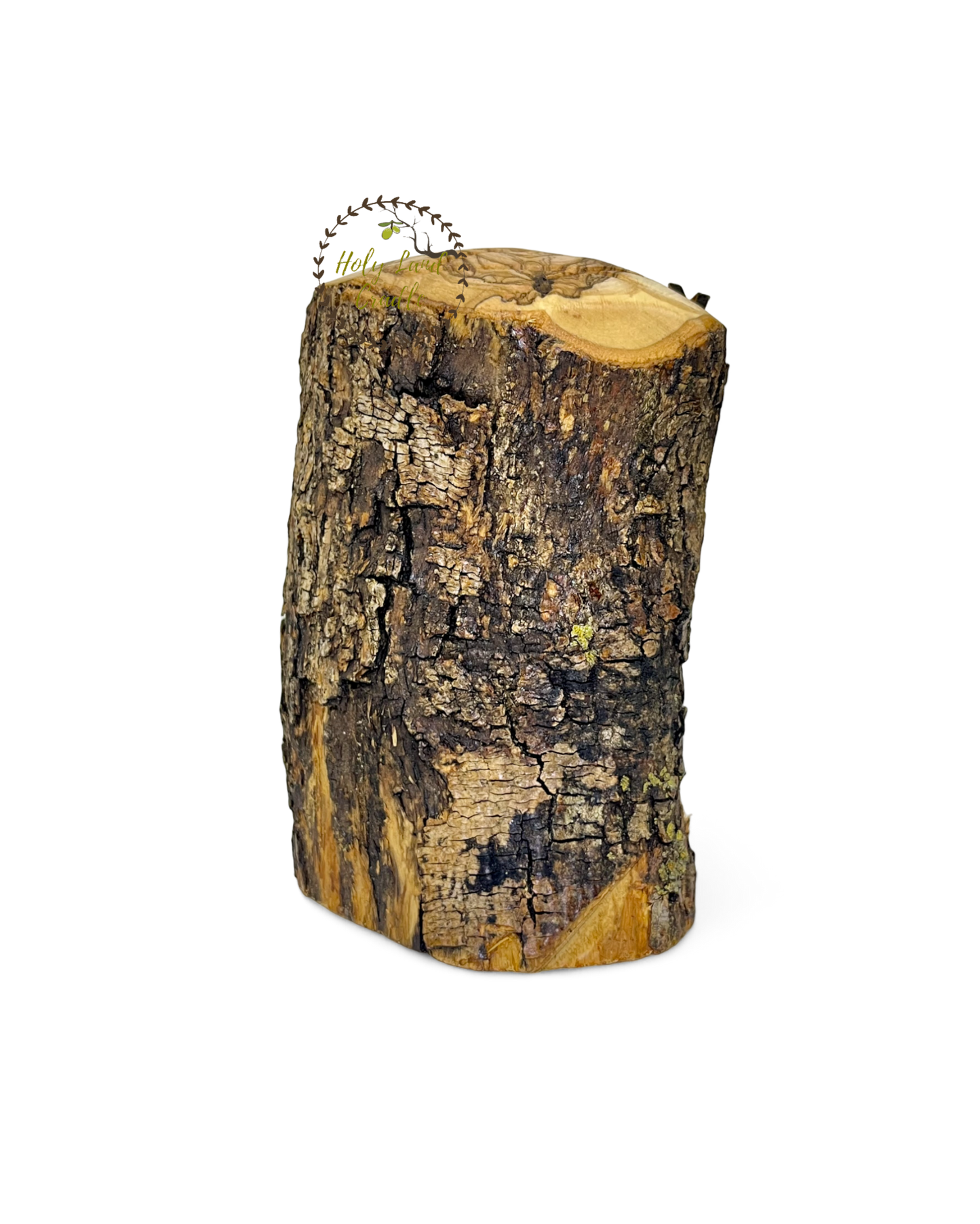 Olive Wood Nativity with Natural Bark