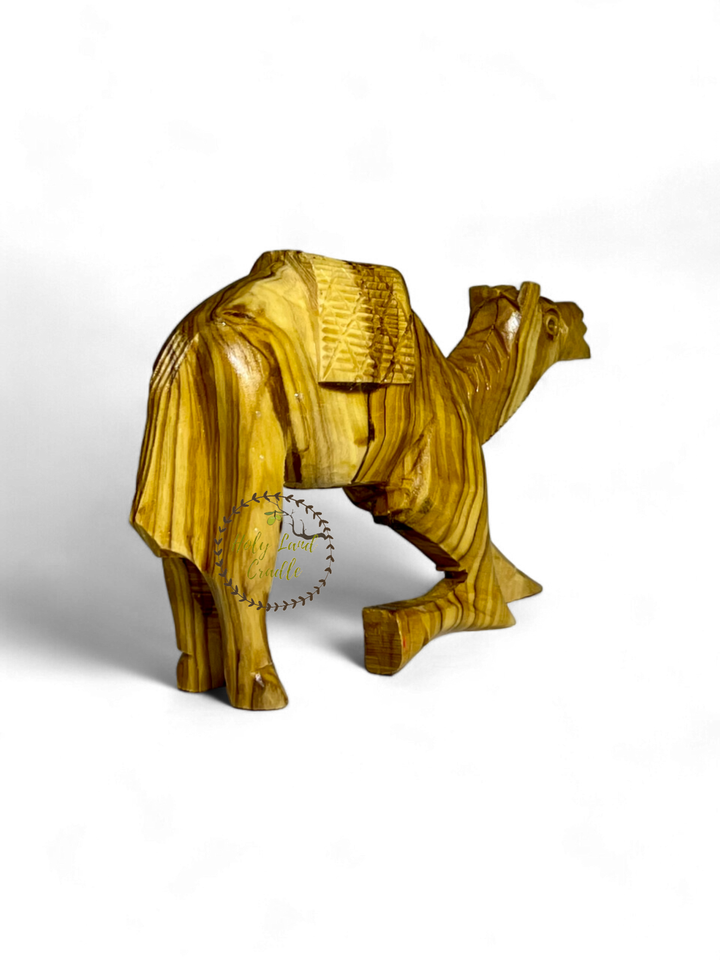 Olive Wood Sitting Camel