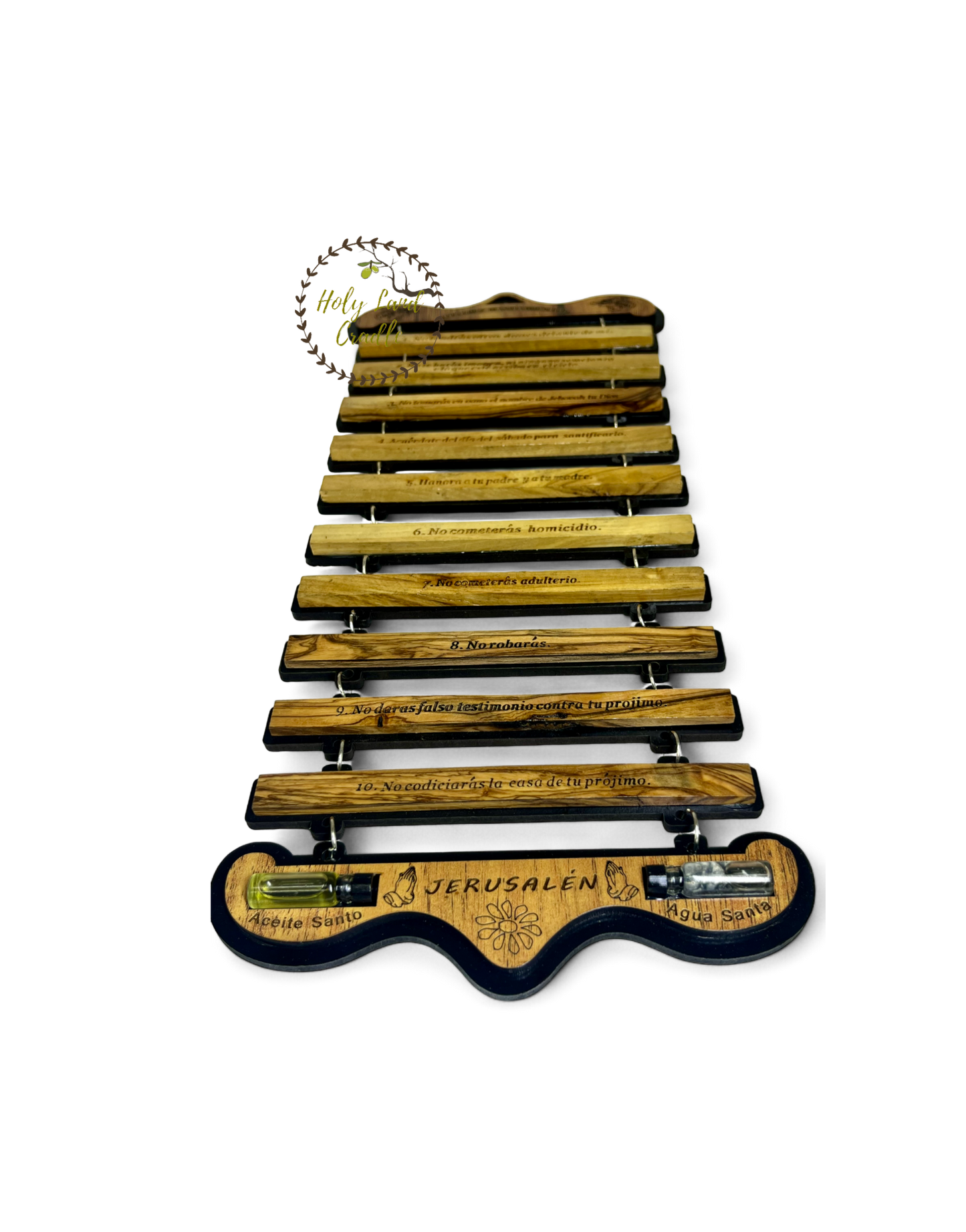 Olive Wood The Ten Commandments
