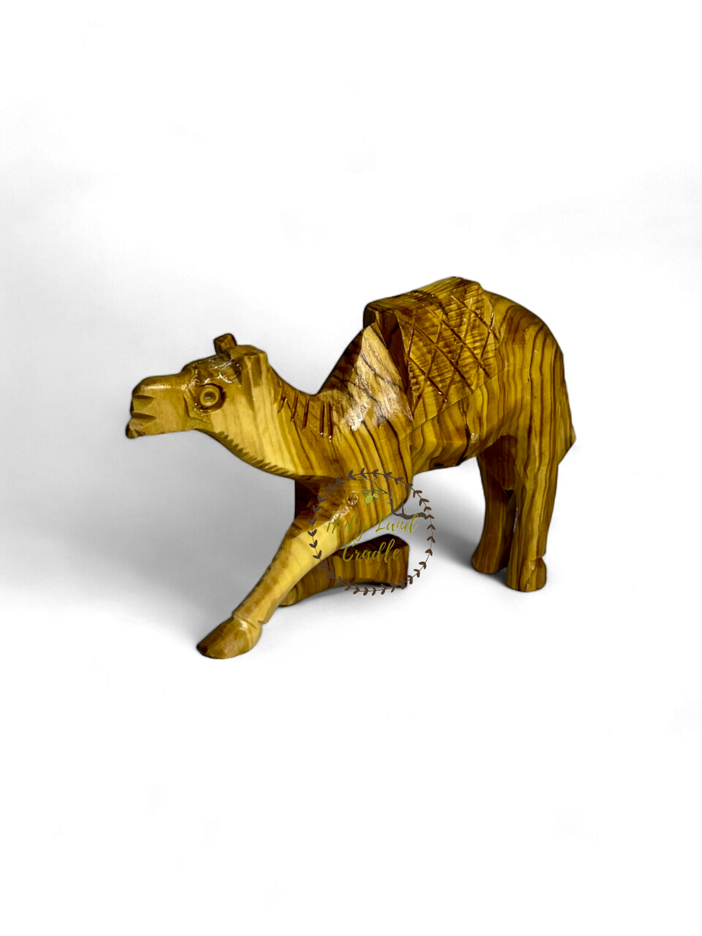 Olive Wood Sitting Camel