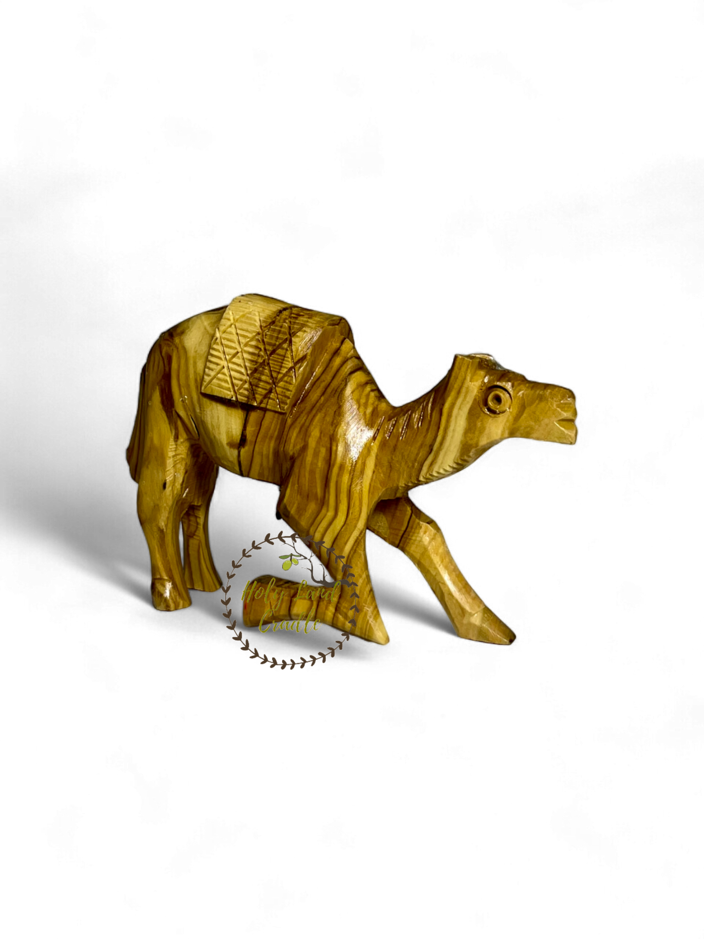 Olive Wood Sitting Camel