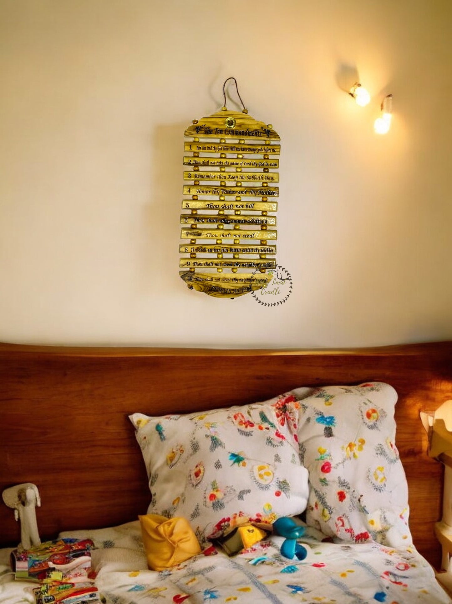 Olive Wood The Ten Commandments