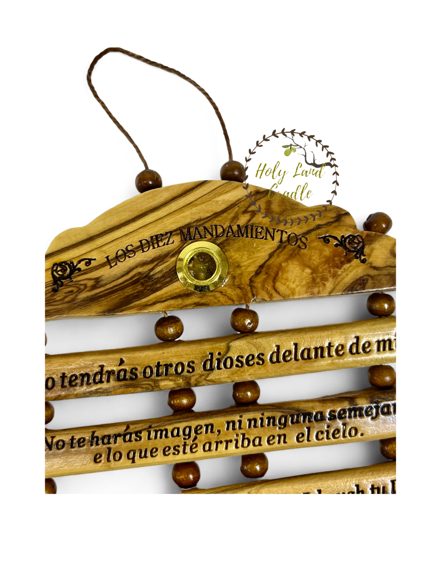 Olive Wood The Ten Commandments