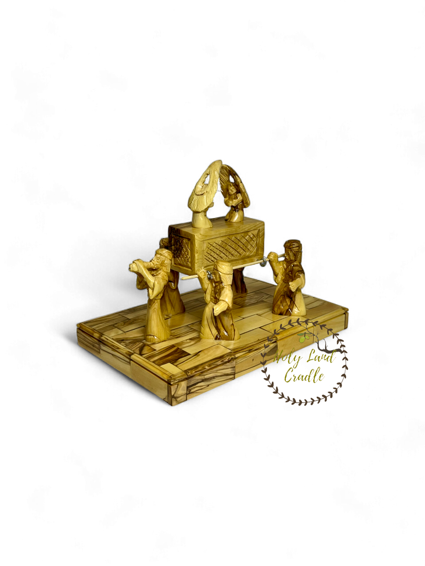 Olive Wood Ark of the Covenant with Priests