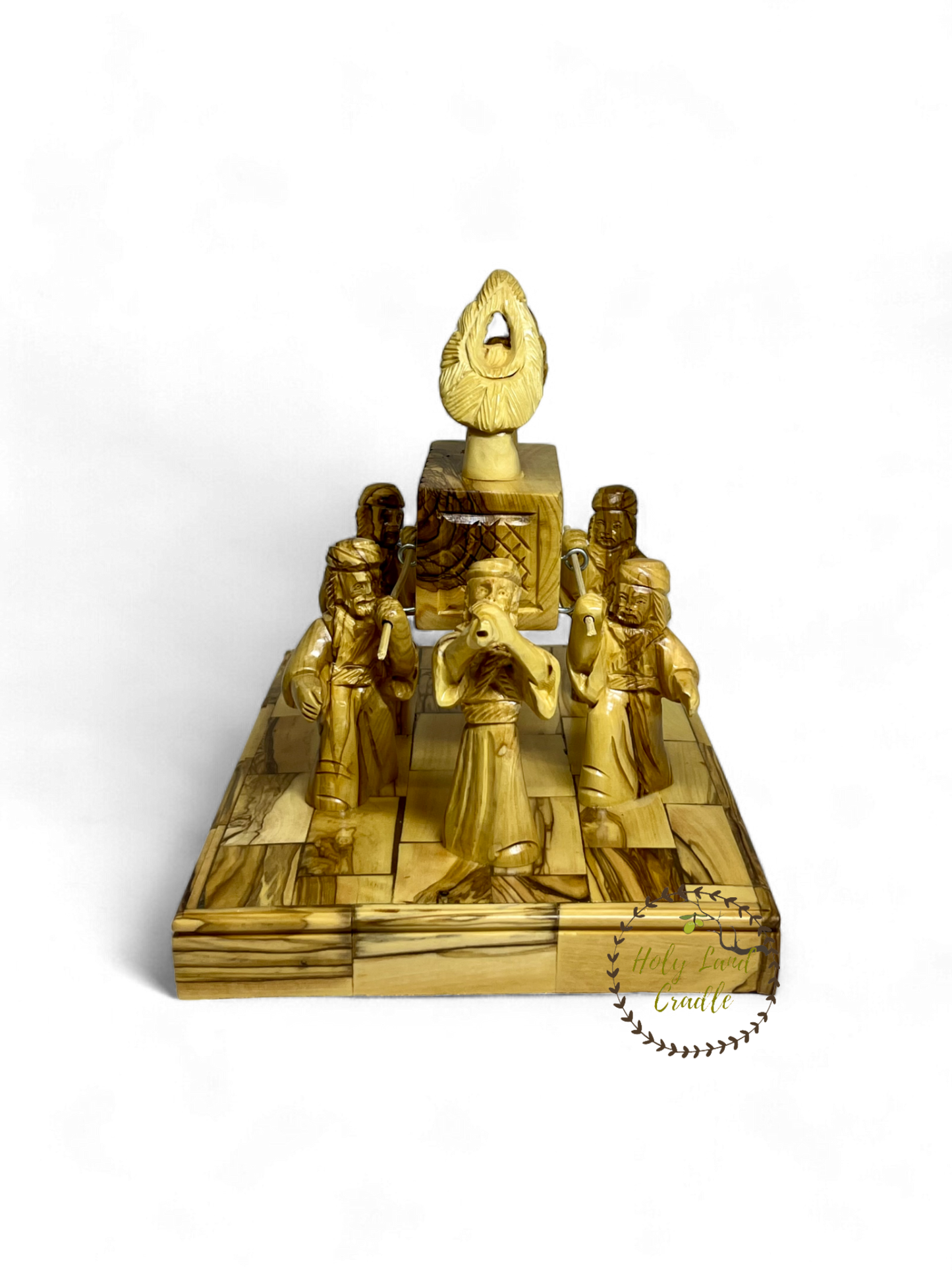 Olive Wood Ark of the Covenant with Priests
