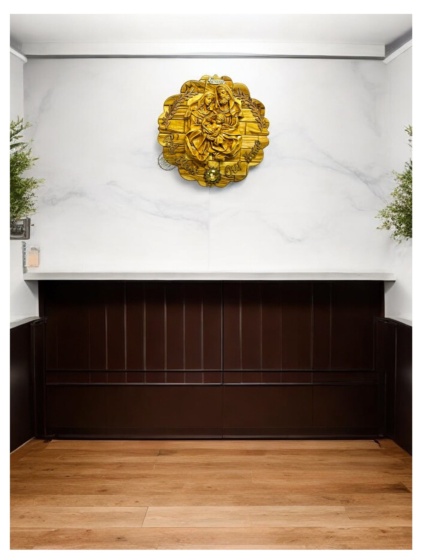 Olive Wood Holy Family