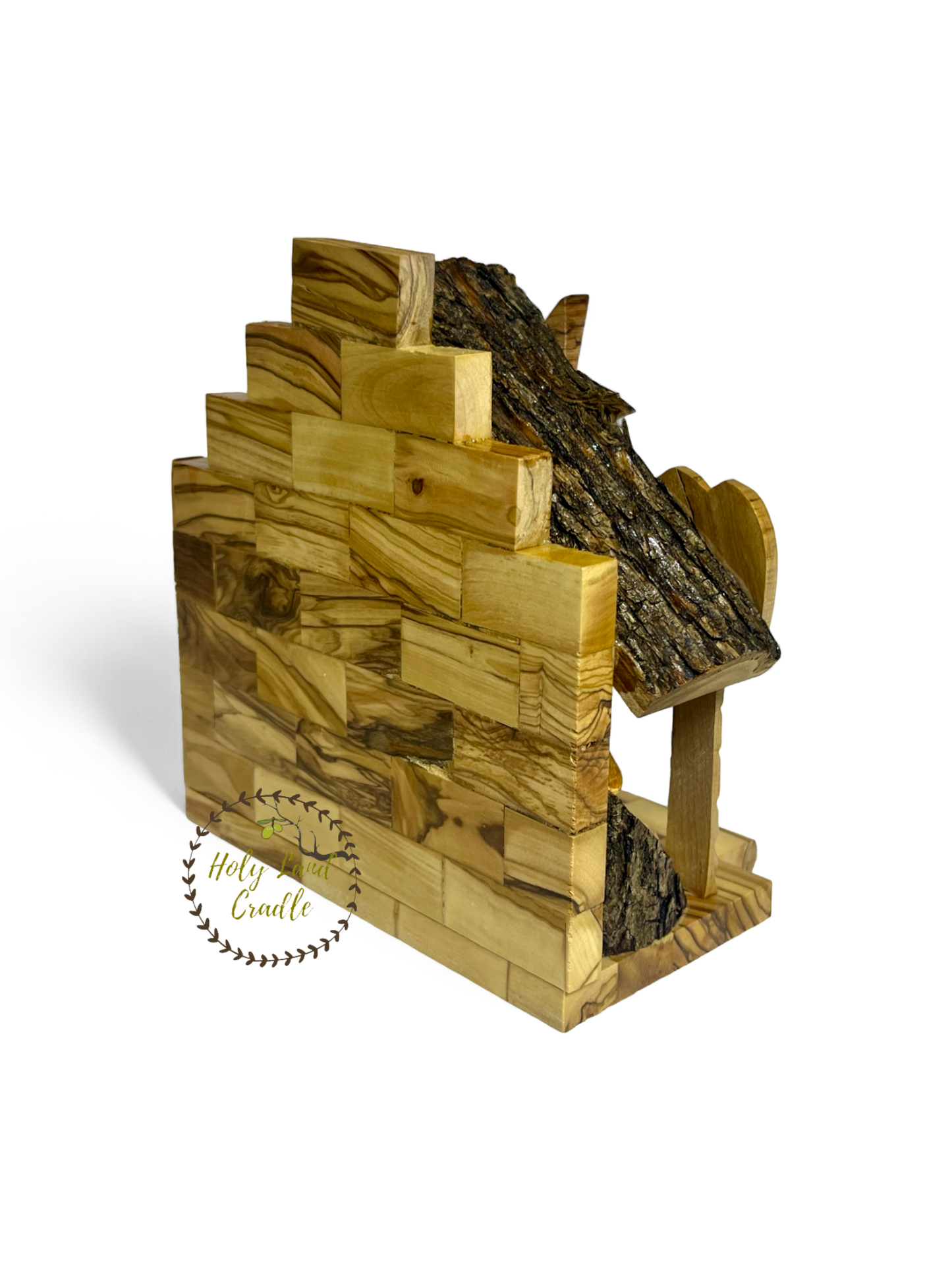 Olive Wood Musical Nativity Scene