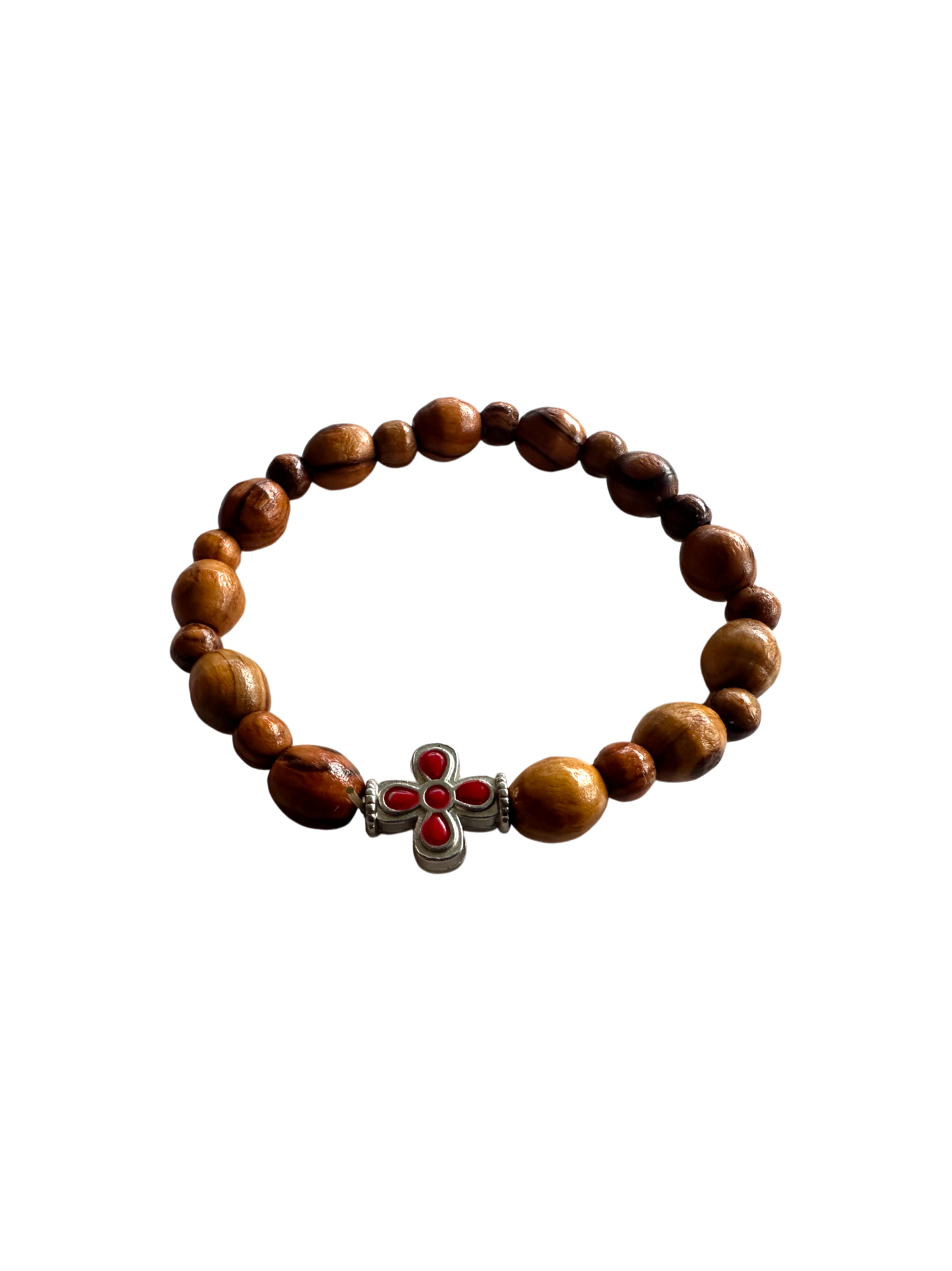 Olive Wood Beads Bracelet