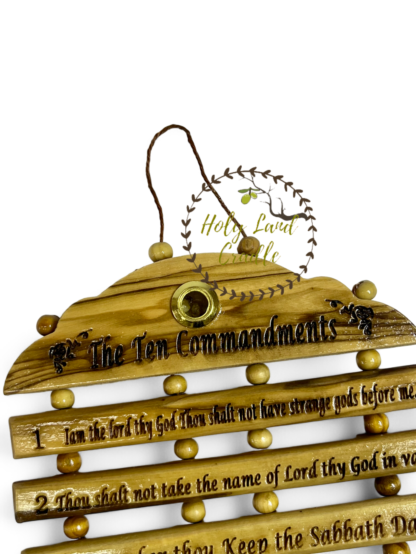 Olive Wood The Ten Commandments