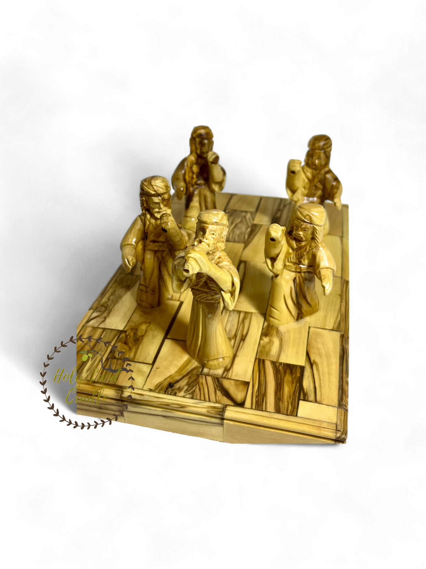 Olive Wood Ark of the Covenant with Priests