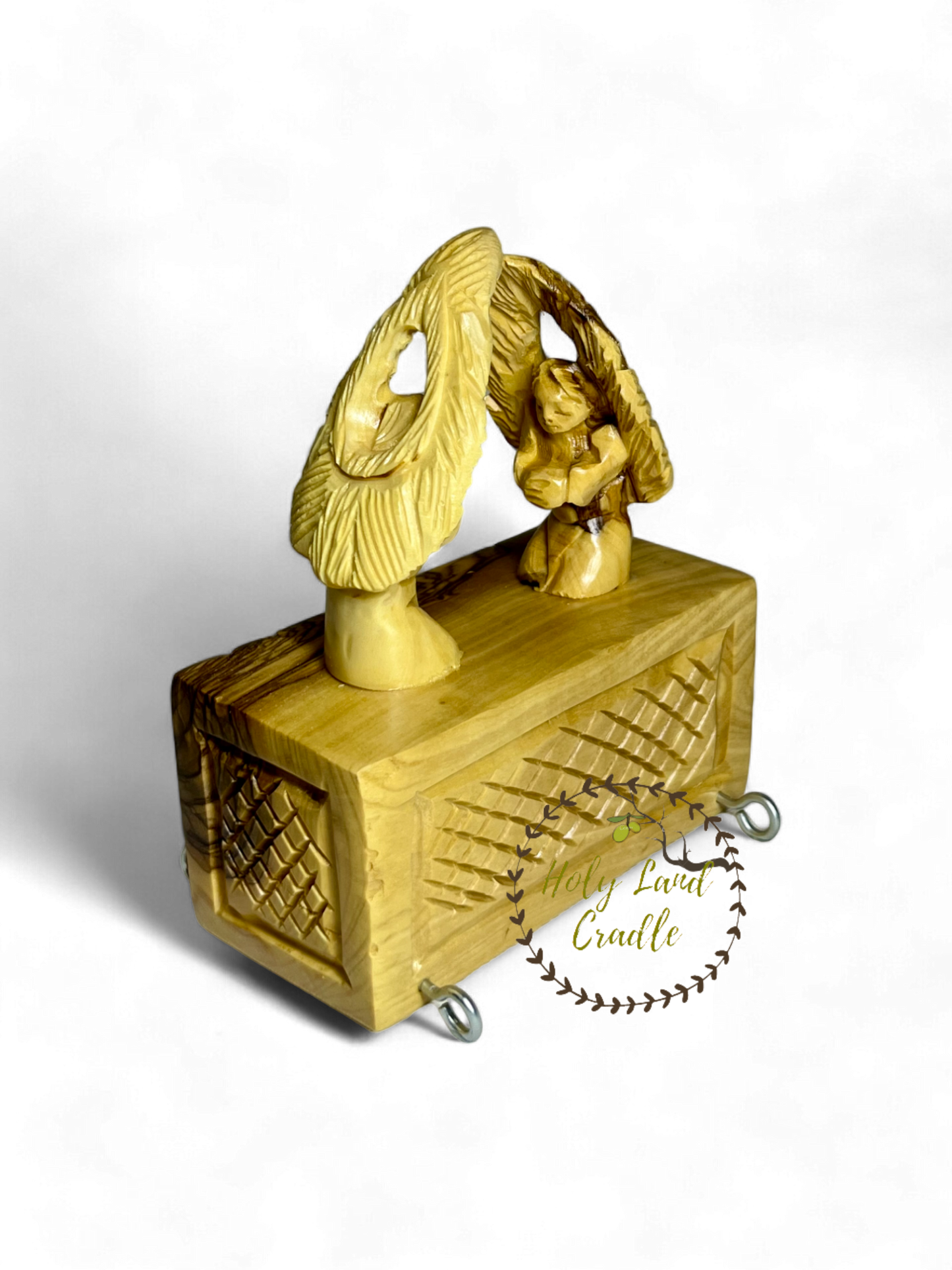 Olive Wood Ark of the Covenant with Priests