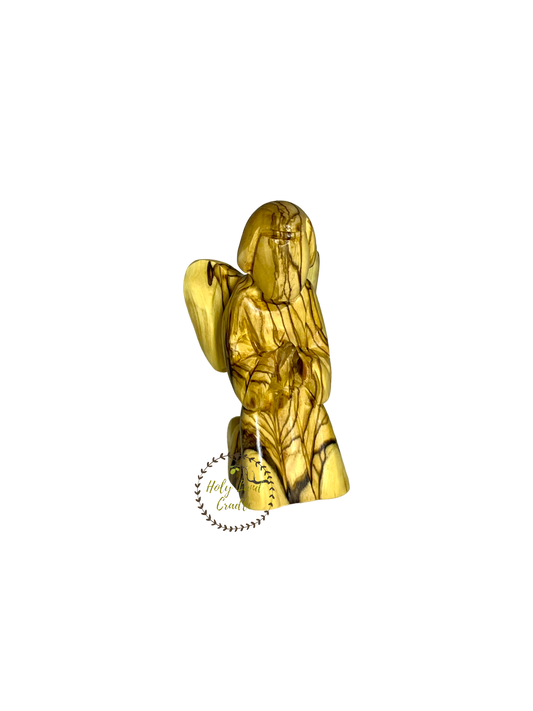 Olive Wood Praying Angel Figures