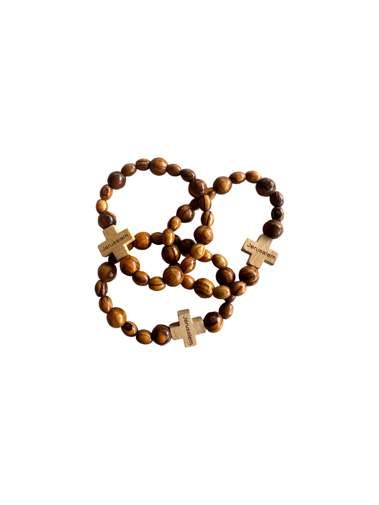 Olive Wood Beads Bracelet