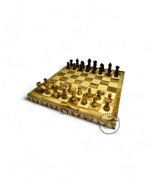 Olive Wood Chess