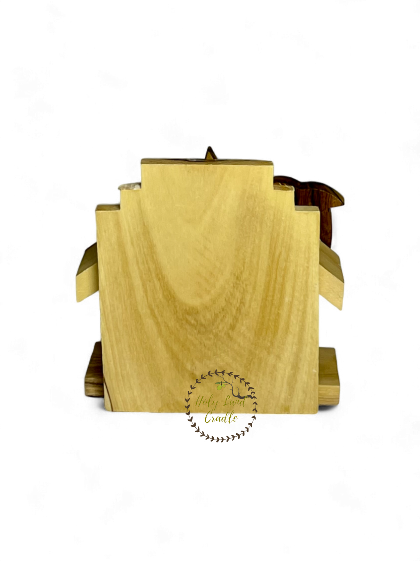 Olive Wood Ornament with Side Steps Wall