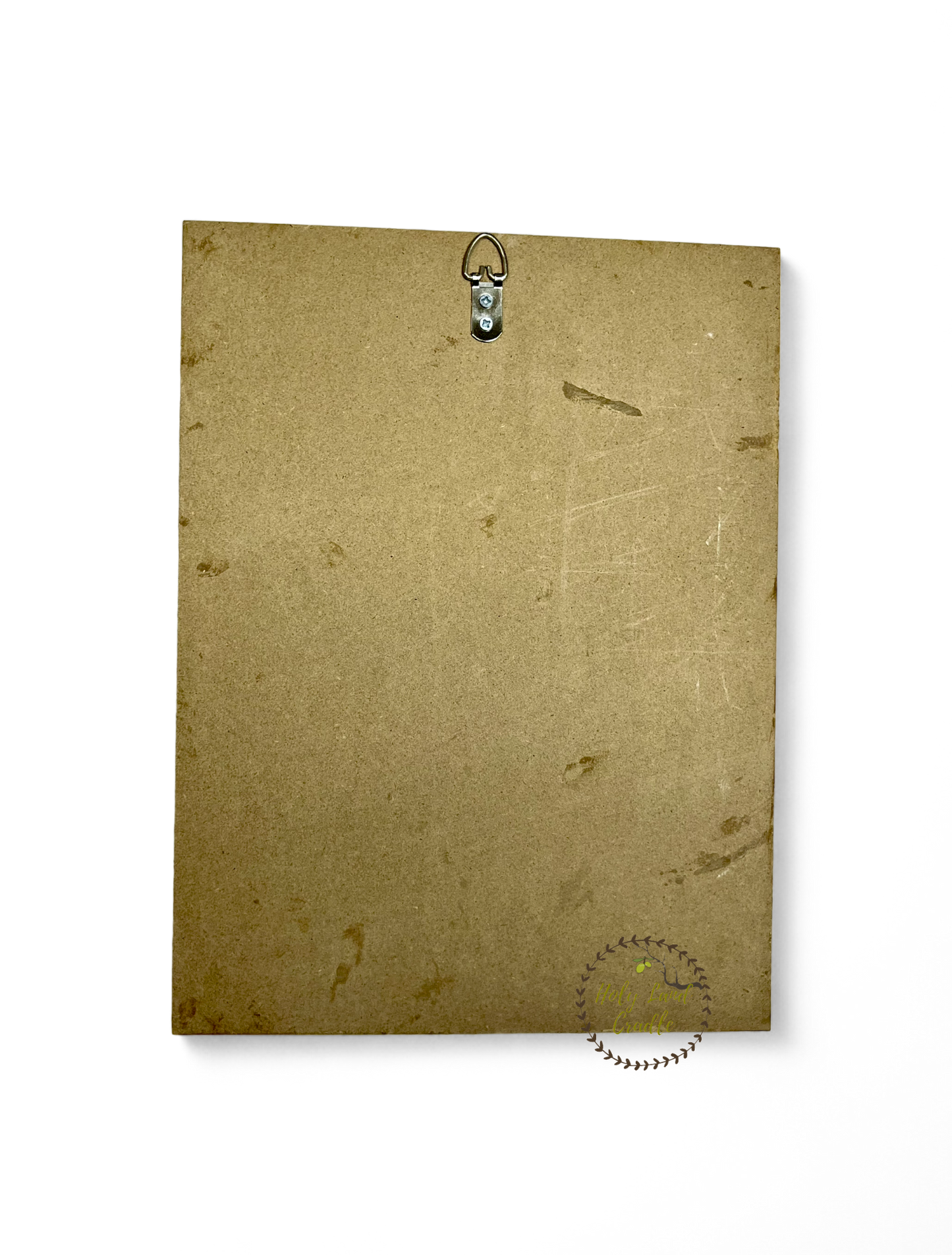 Olive Wood Jesus Holding Cross with 14 Stations