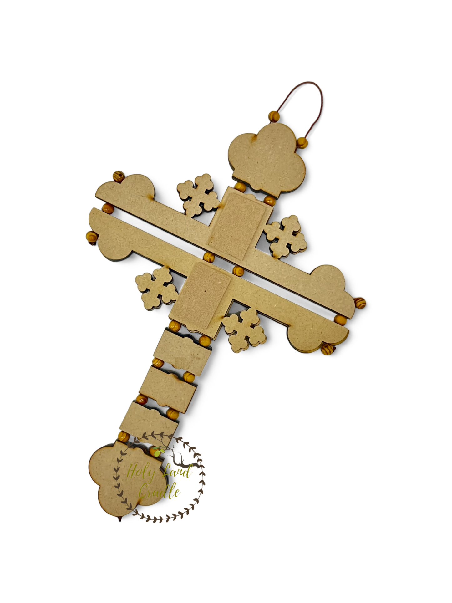 Olive Wood The Lord's Prayer Cross