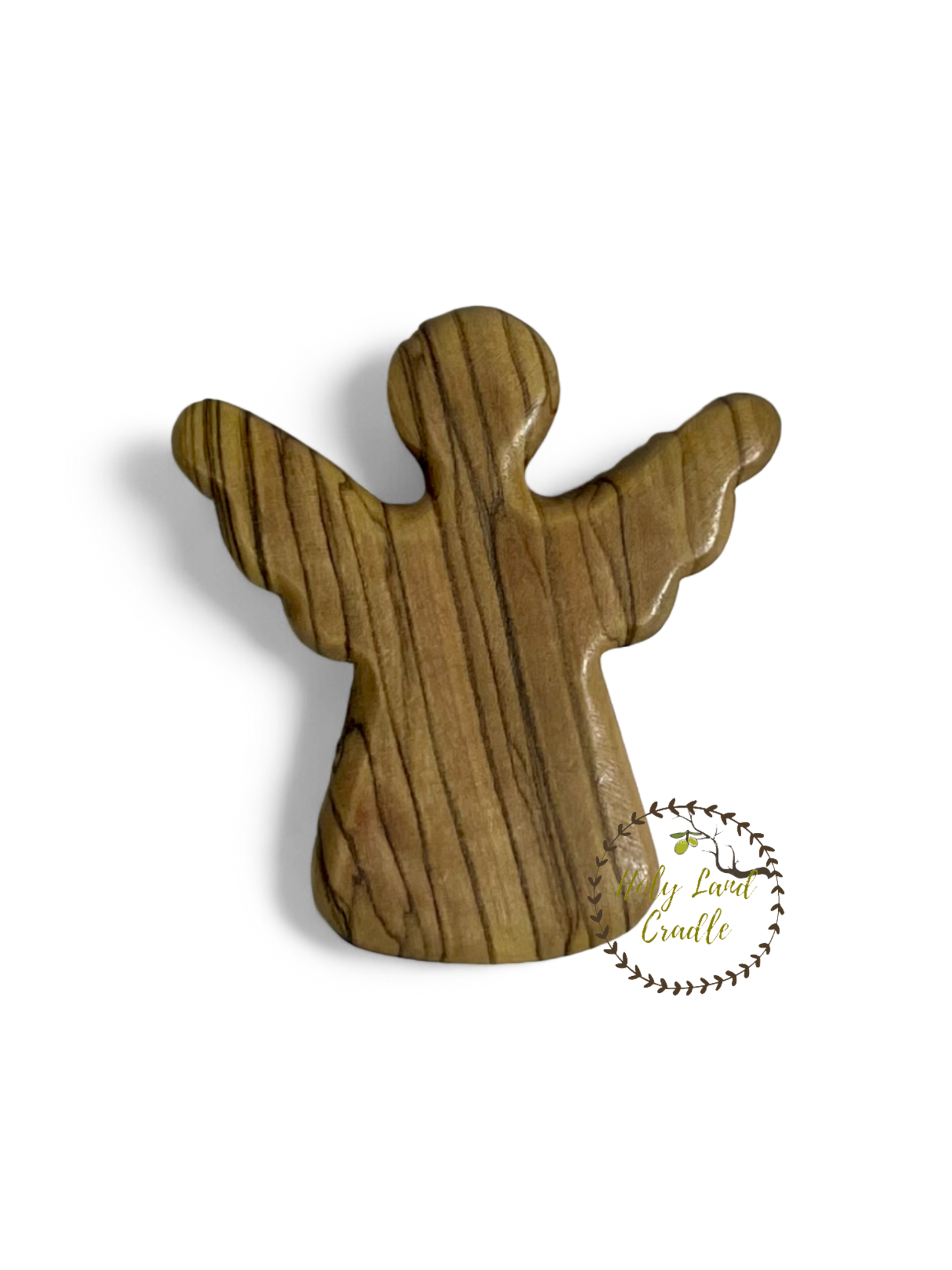 Olive Wood Angel Magnet