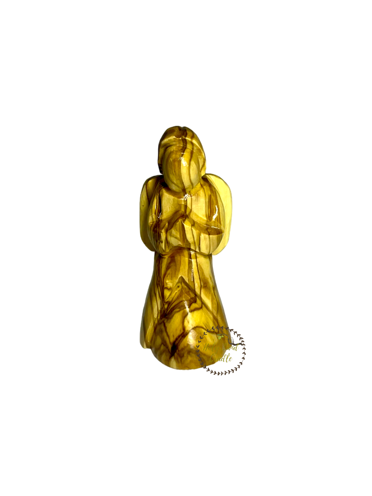 Olive Wood Angel Joy Praying