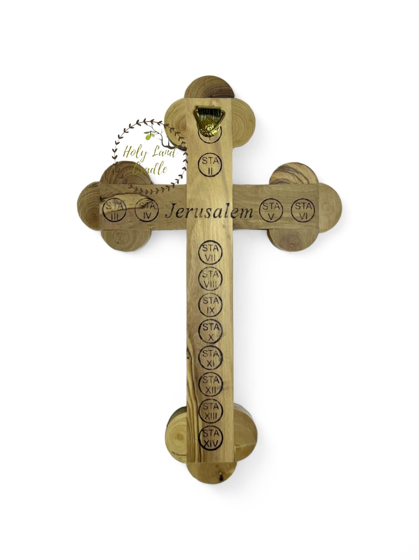 Olive wood With Mother of Pearl Full wall Cross