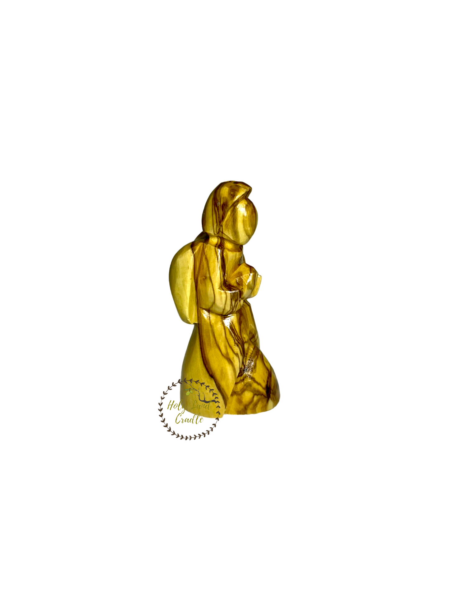 Olive Wood Angel Joy Praying