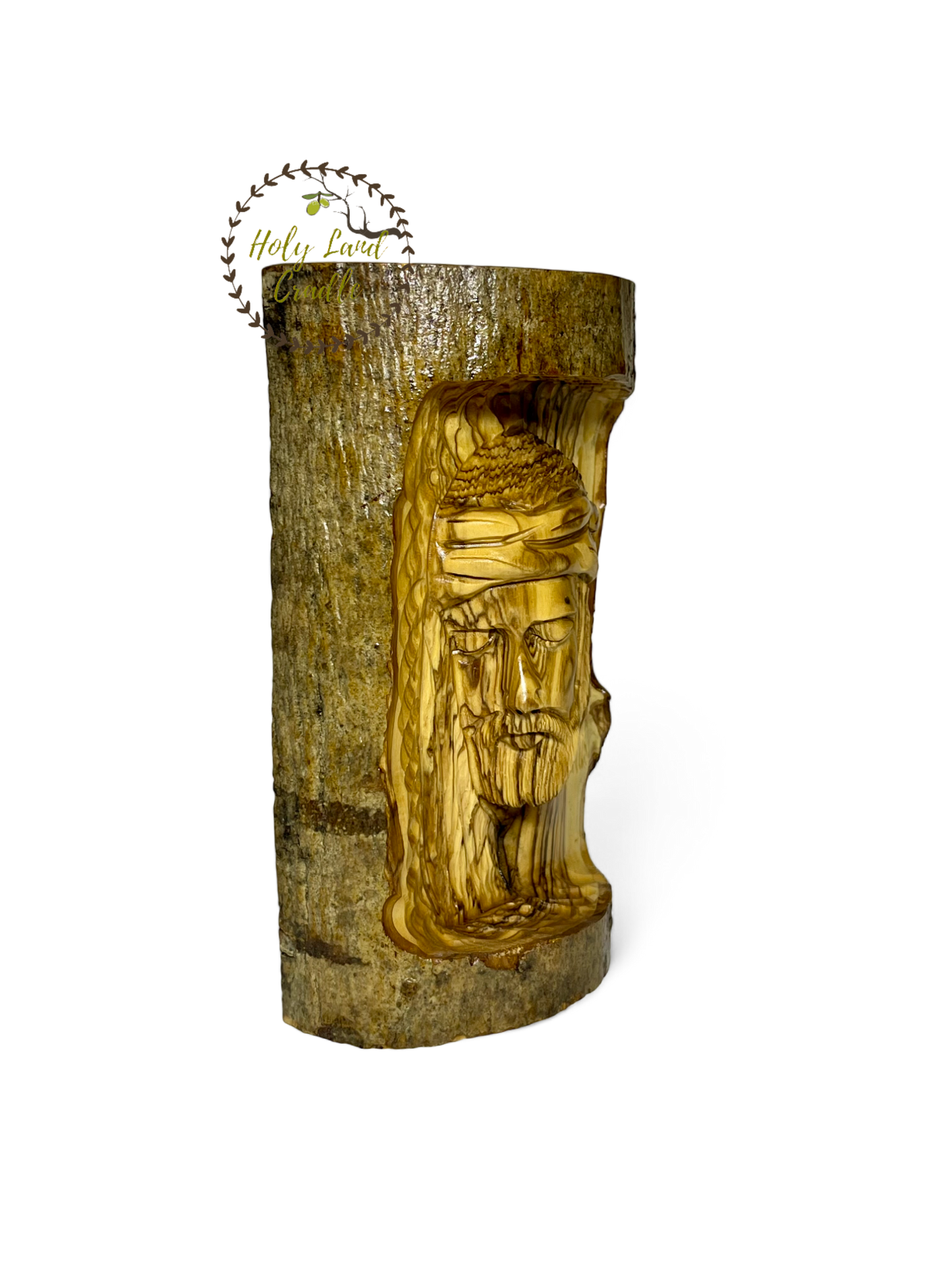 Olive Wood Jesus Face