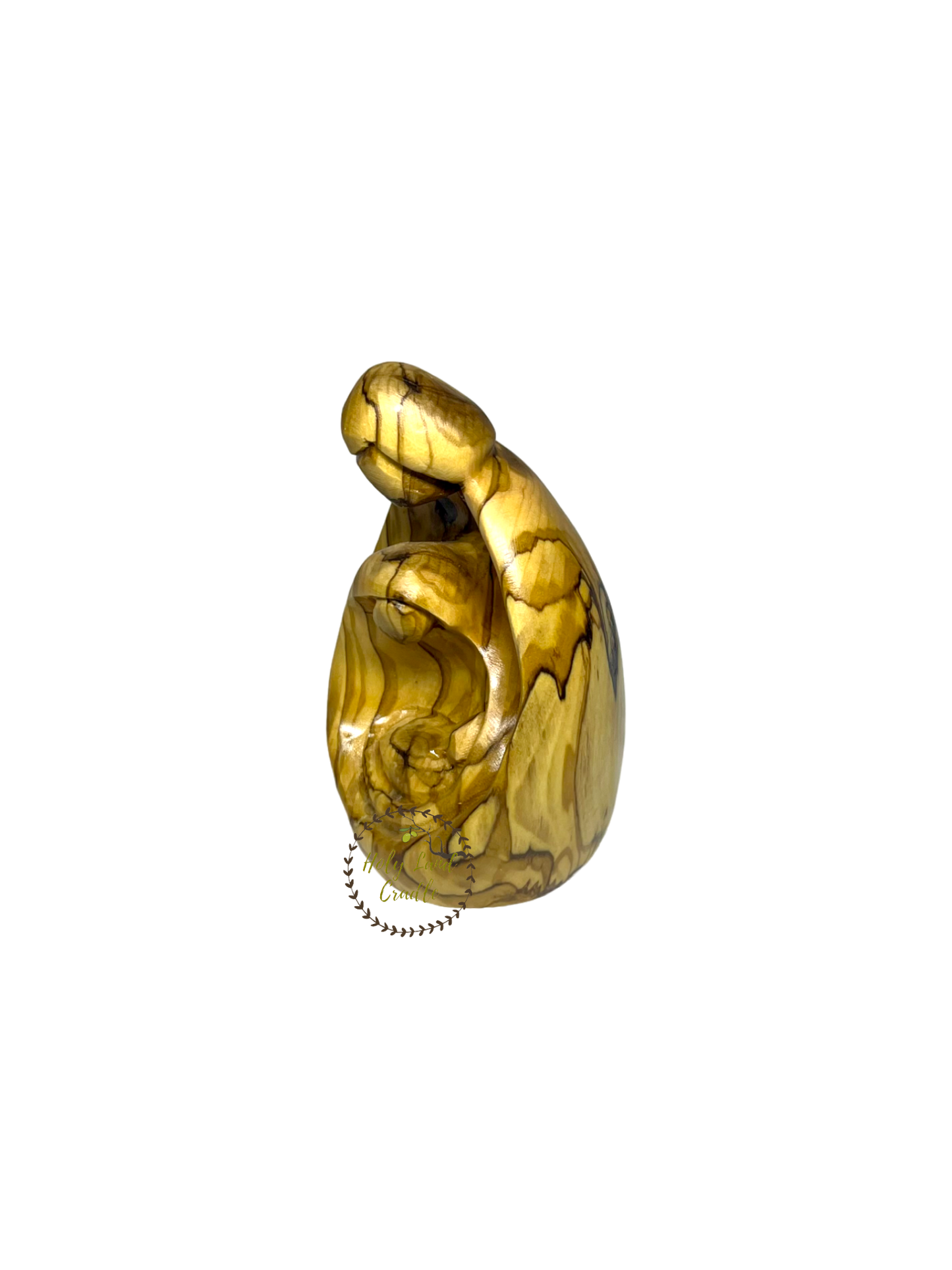 Olive Wood Curve Holy Family