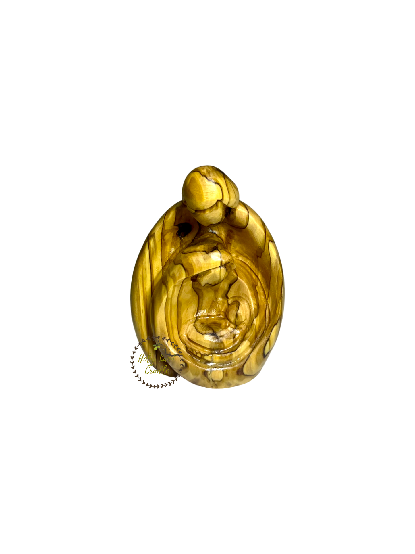 Olive Wood Curve Holy Family