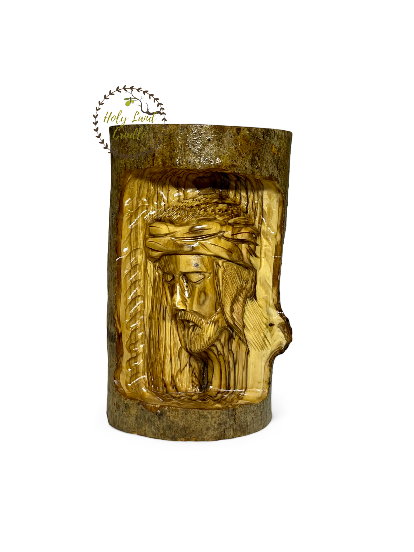 Olive Wood Jesus Face