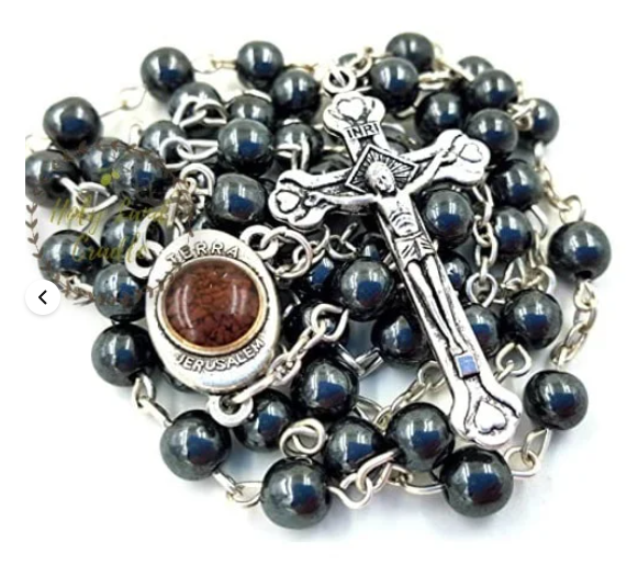 Rosary Hematite Beads